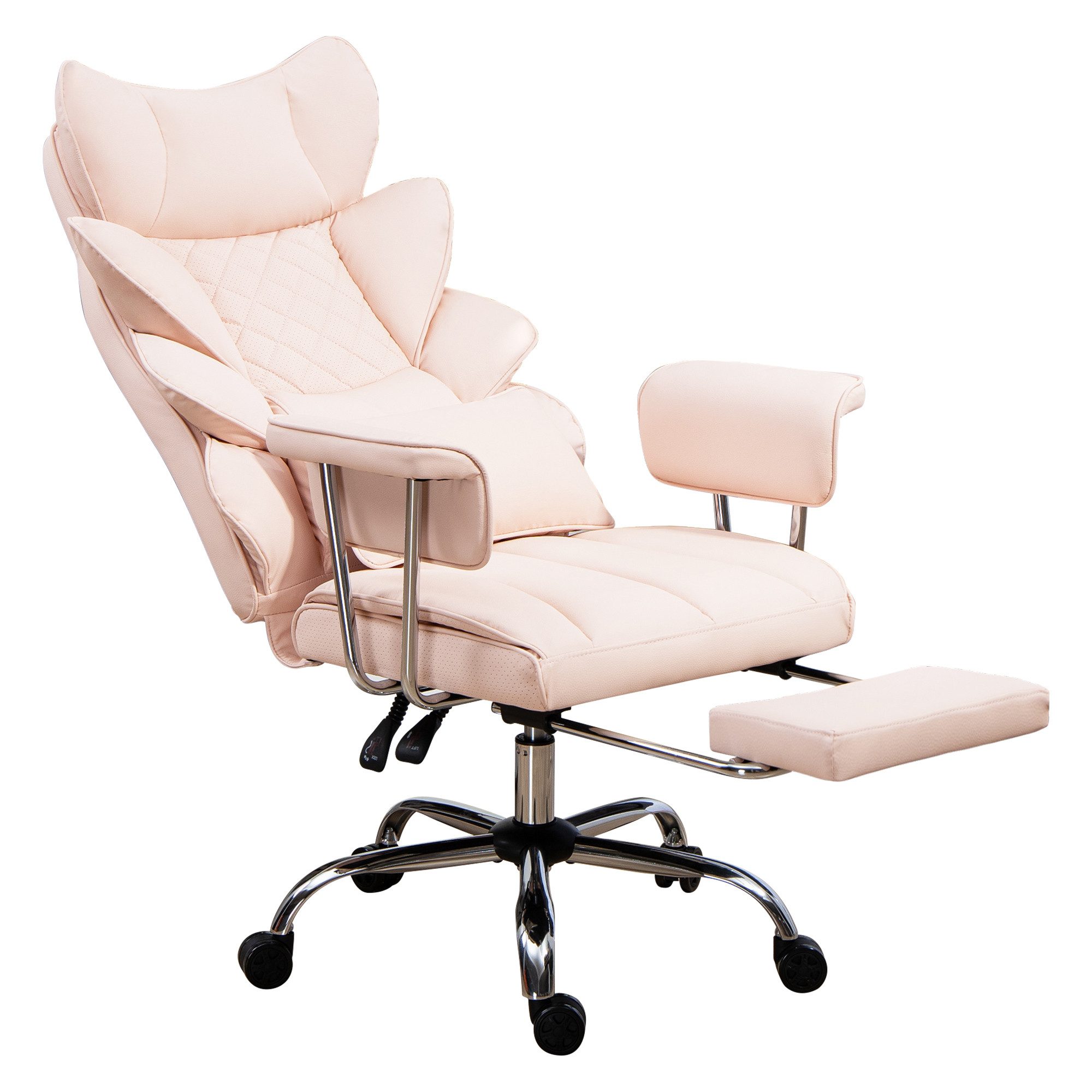 AISALL Bürostuhl Ergonomischer Computerstuhl, 90-135° Verstellbare Rückenle günstig online kaufen