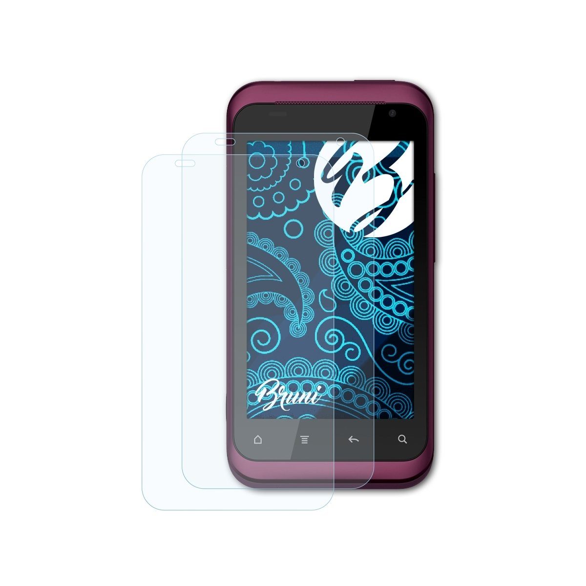 Schutzfolie Glasklare Displayschutzfolie für HTC Rhyme