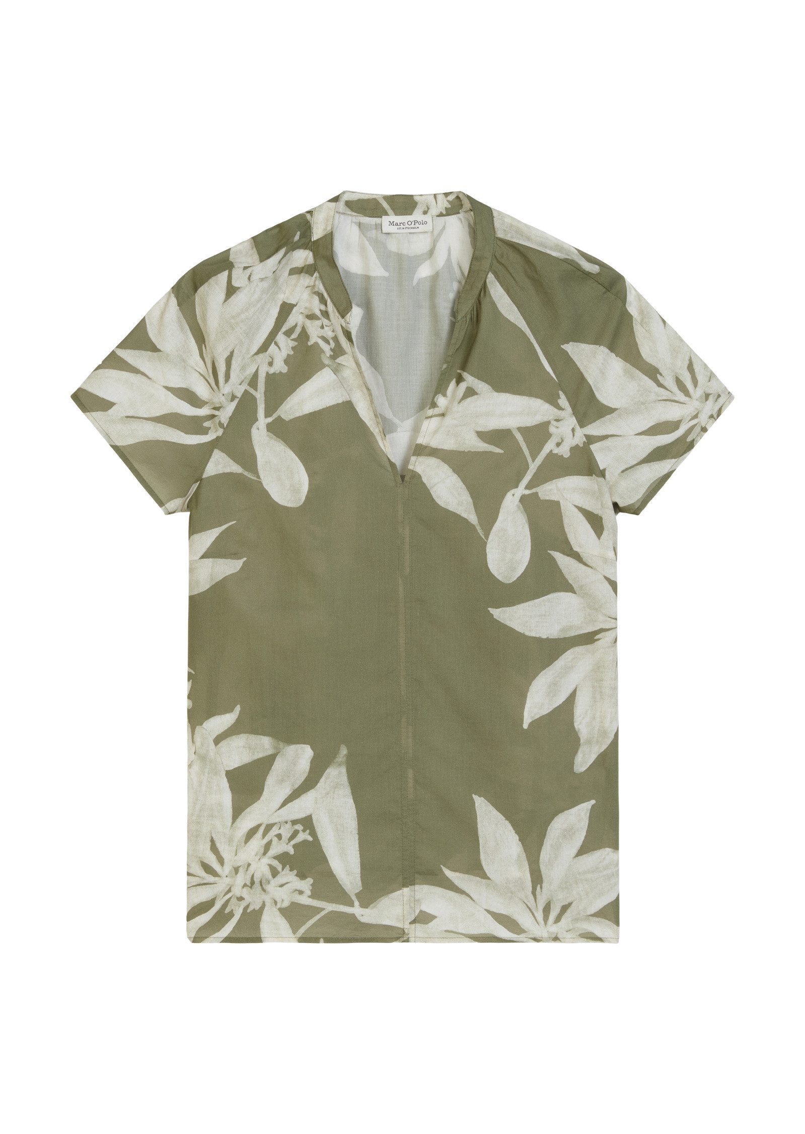 Marc O'Polo Kurzarmbluse aus leichtem Baumwolle-Voile
