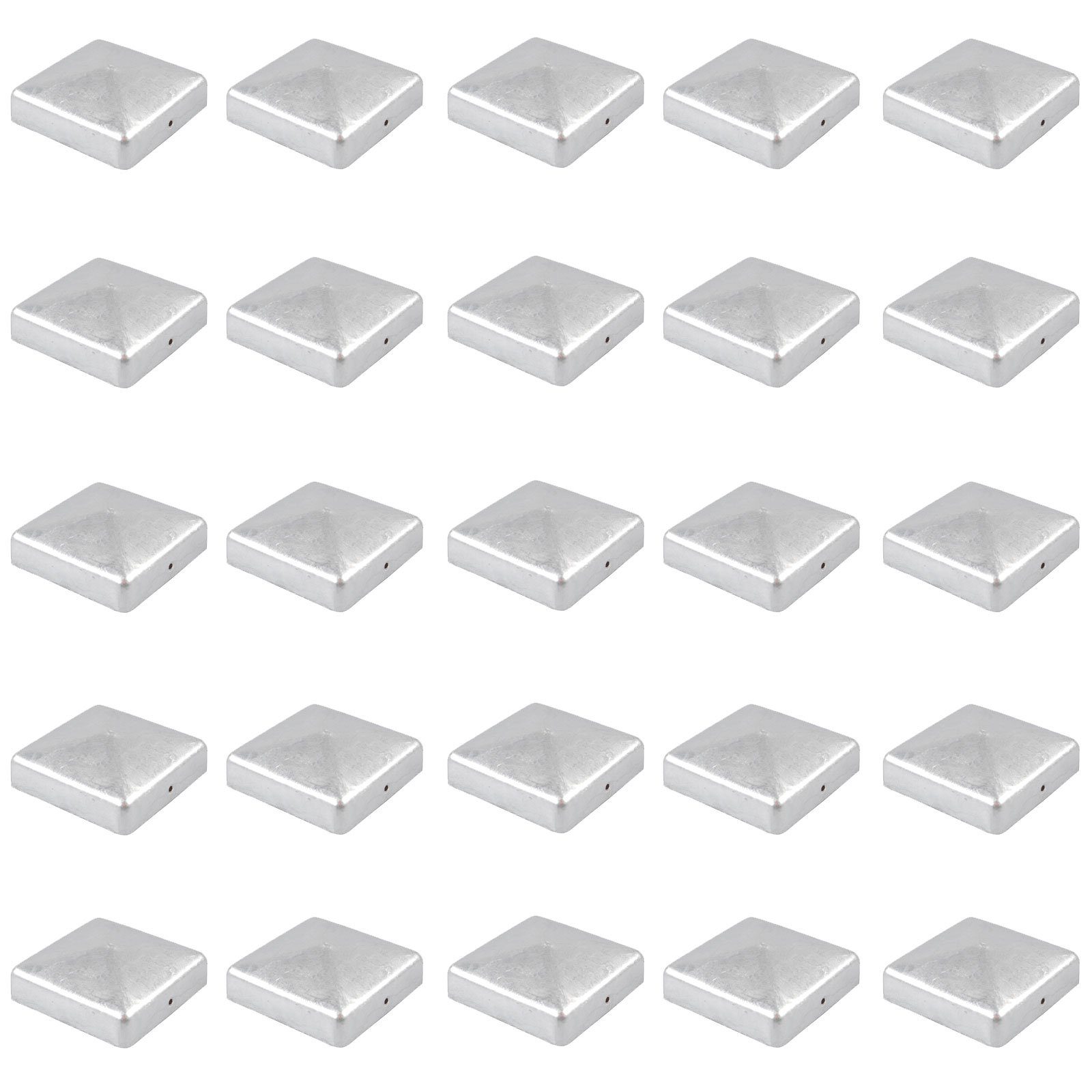 Holmwerk Pfostenkappe verzinkt 71 mm Pyramide Abdeckkappe für Pfosten 7 x 7 günstig online kaufen