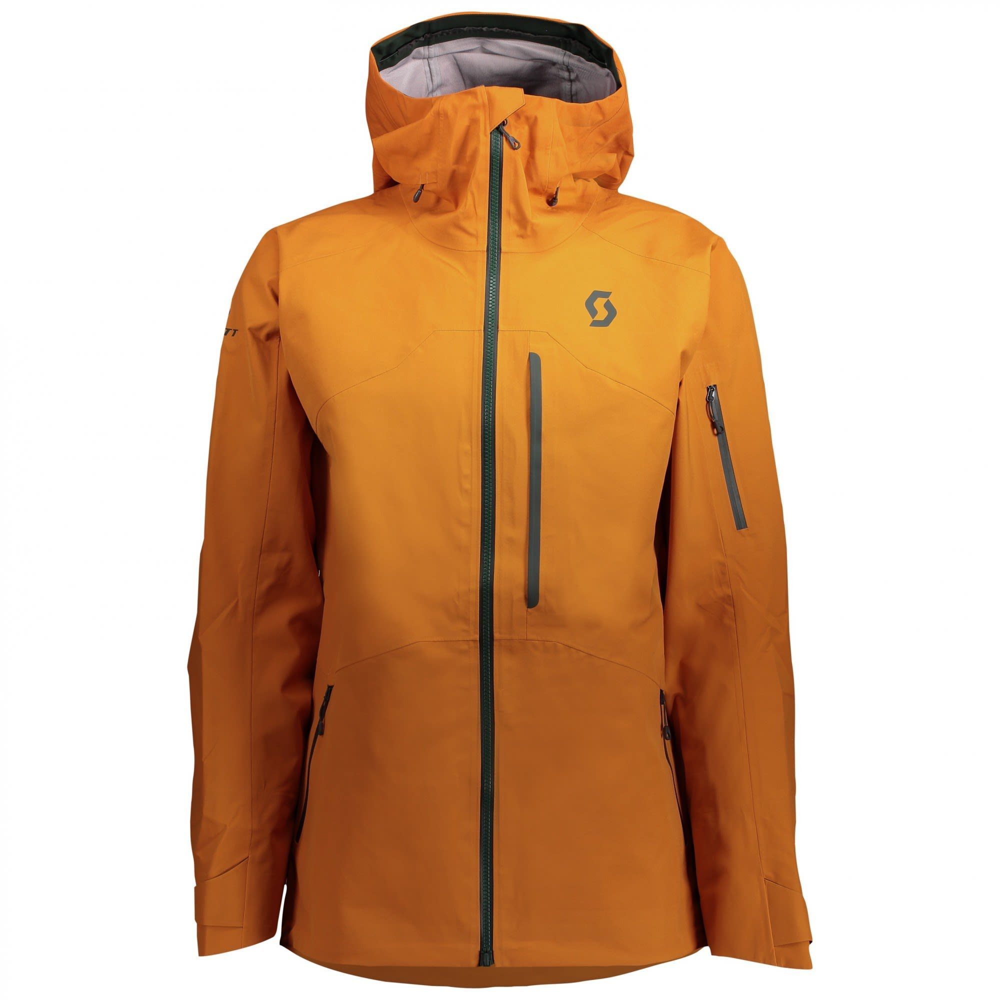 & Vertic Scott Ski- Herren Winterjacke 3l M Orange Copper Jacket Scott