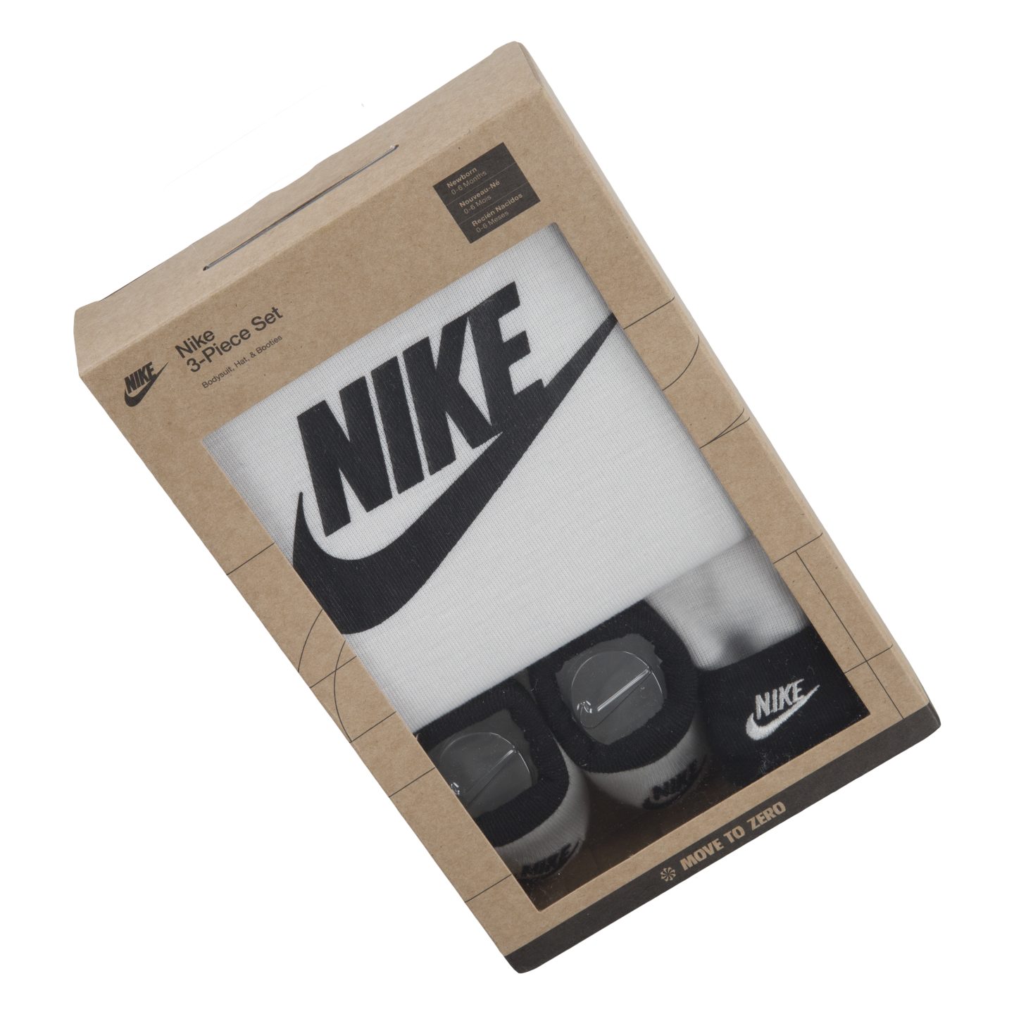 Nike Sportswear Neugeborenen-Geschenkset NHN SUSTAINABLE 3PC FUTURA SET (3-tlg) für Babys, 3-teilig, weiches Material