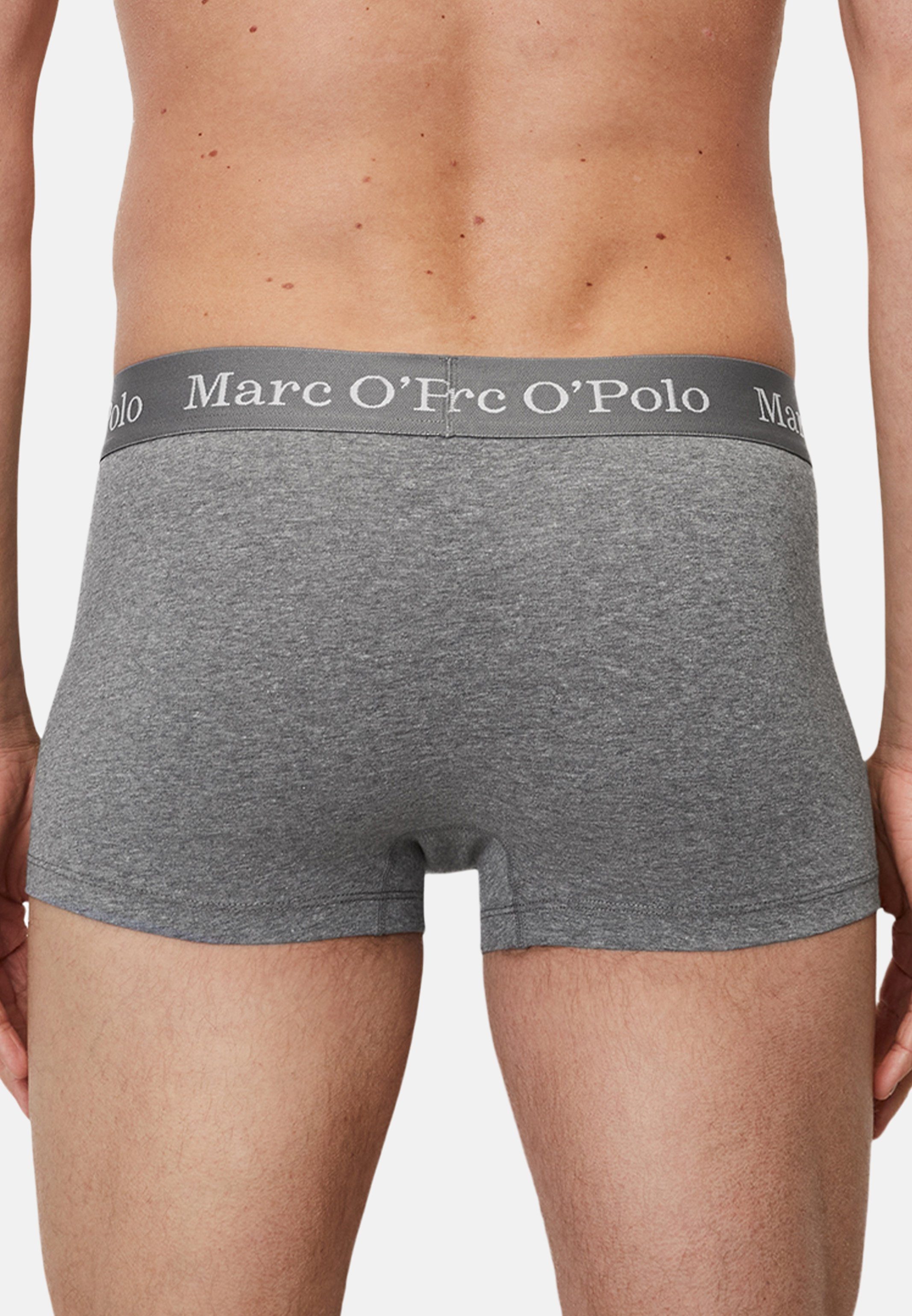 Pant (Spar-Set, Baumwolle Marc 6er - Cotton Elements O'Polo Pack Melange Eingriff Ohne / Short - Retro Boxer 6-St) Retro Organic Grey -