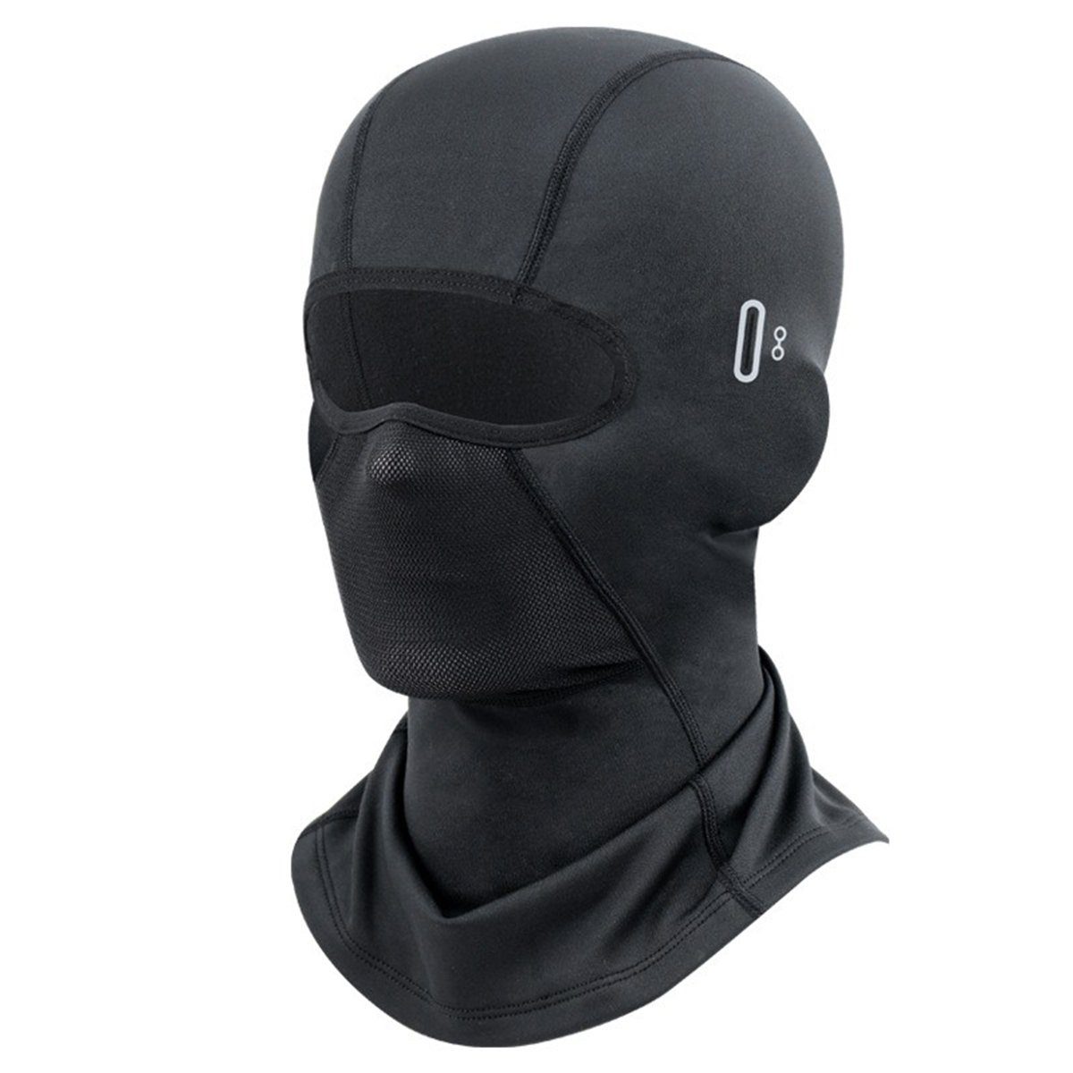 XDeer Sturmhaube Sturmhaube Winter Motorrad Fahren Balaclava Gesichtshaube Skimaske für Outdoorsports Herren Damen Herbst Winter Schwarz