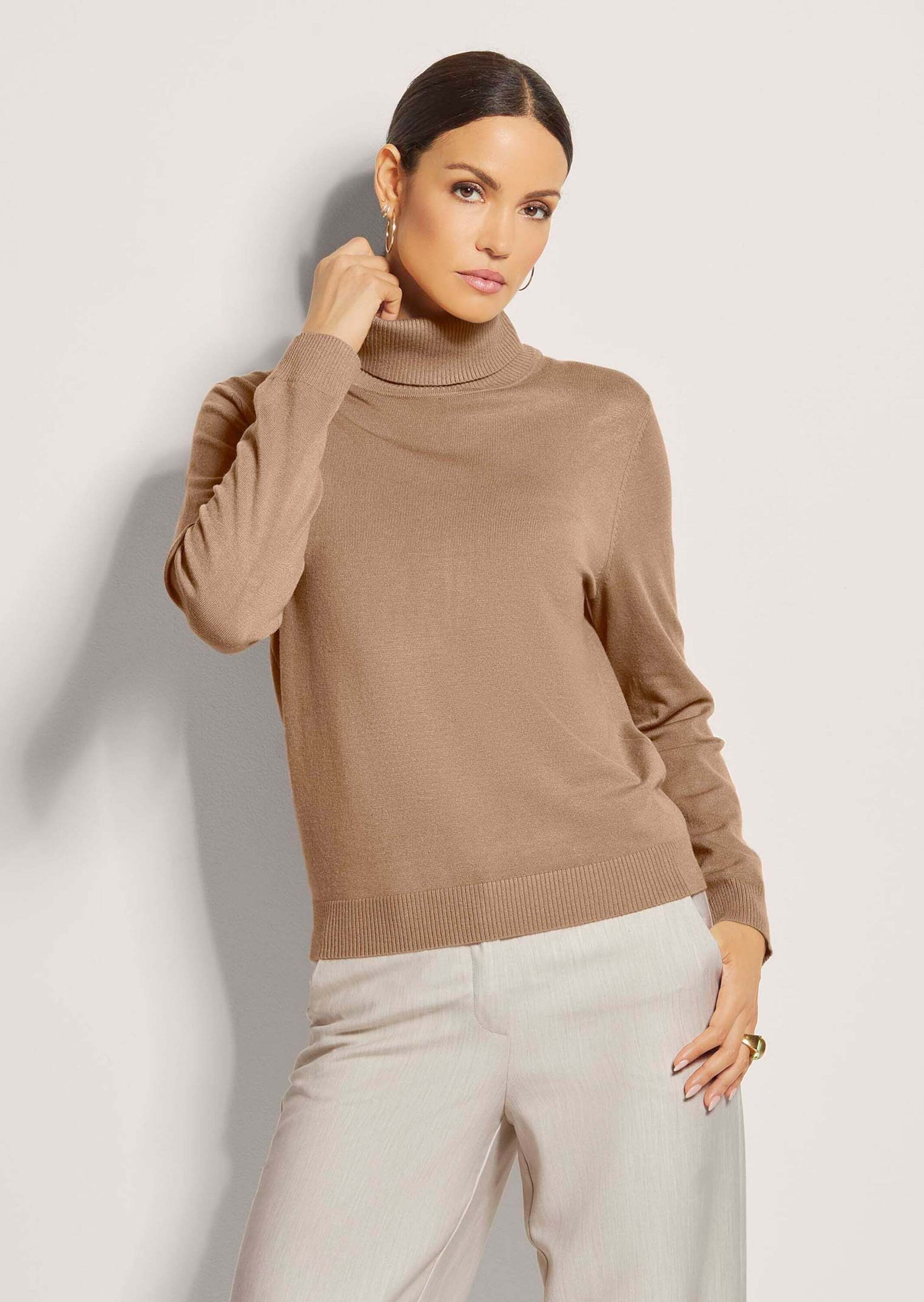 MADELEINE Strickpullover Figurnaher Feinstrickpullover günstig online kaufen