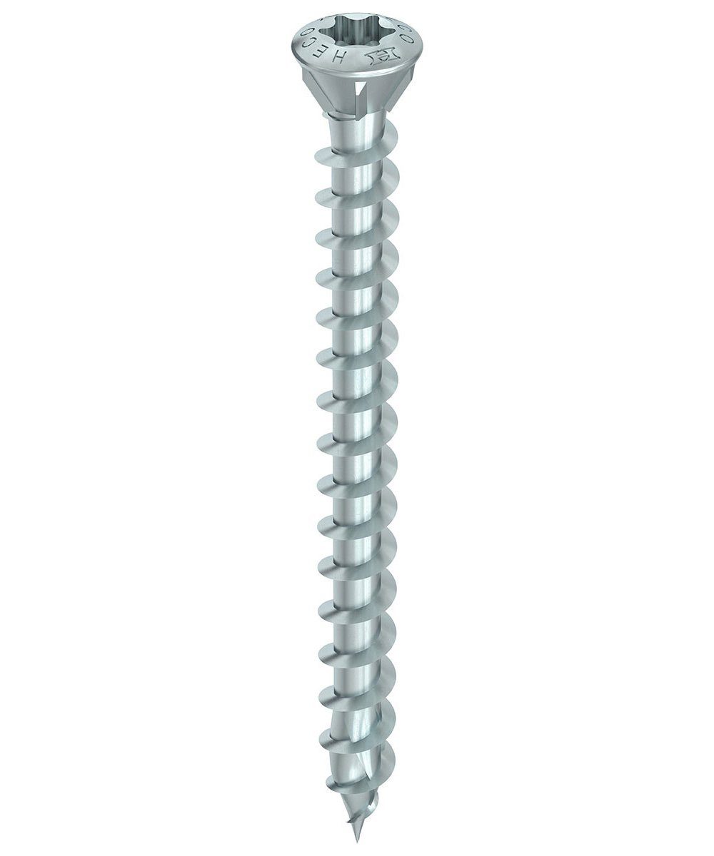 HECO Schrauben Spanplattenschraube TOPIX-plus, mm Linsensenkkopf), (Stahl weiß 4,5x60 verzinkt