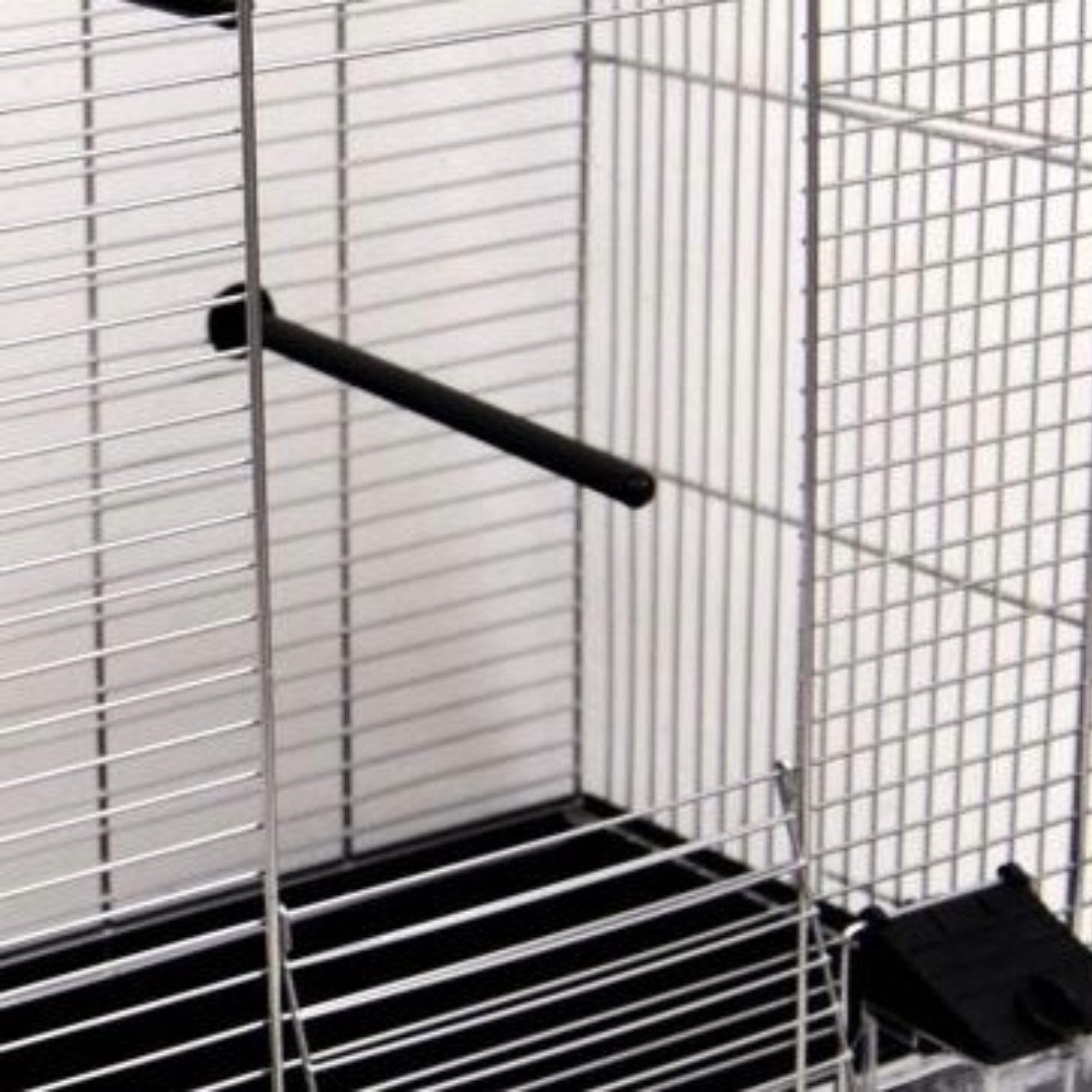 M.O. Vogelkäfig Vogelkäfig Ula, Vogelheim mit Zubehör, Chrom/Schwarz günstig online kaufen