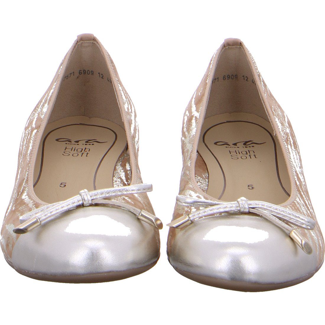 Schuhe, Bari Glattleder Ballerina schwarz Ballerina - 046906 Ara Damen Ara