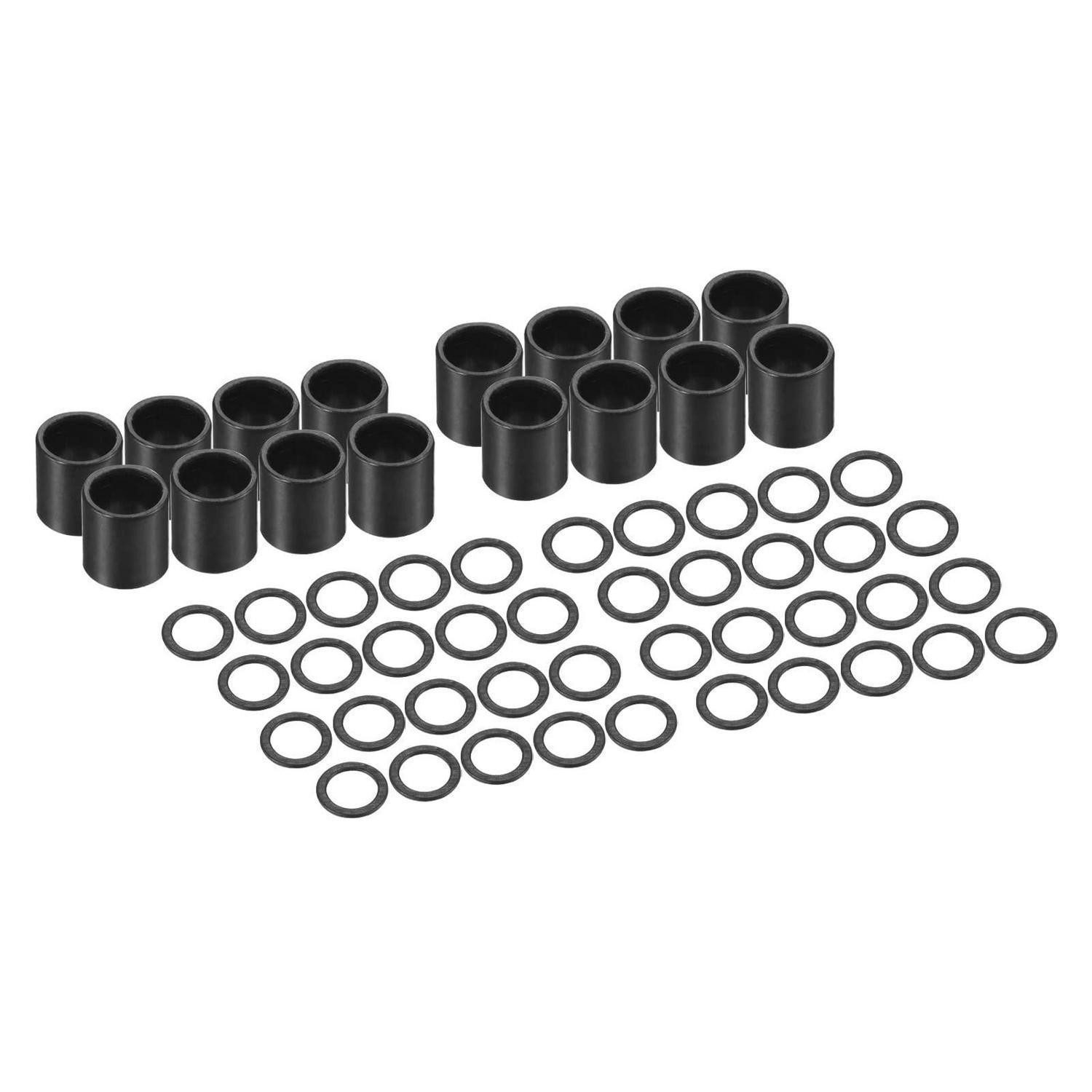 LuxusKollektion Longboard Skateboard Hardware Set Schwarz