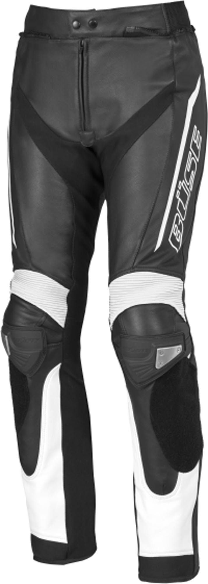 Büse Motorradhose Tormo Damen Motorrad Lederhose Verbindungsreißverschluss,Hüftprotektoren enthalten,Knieprotektor