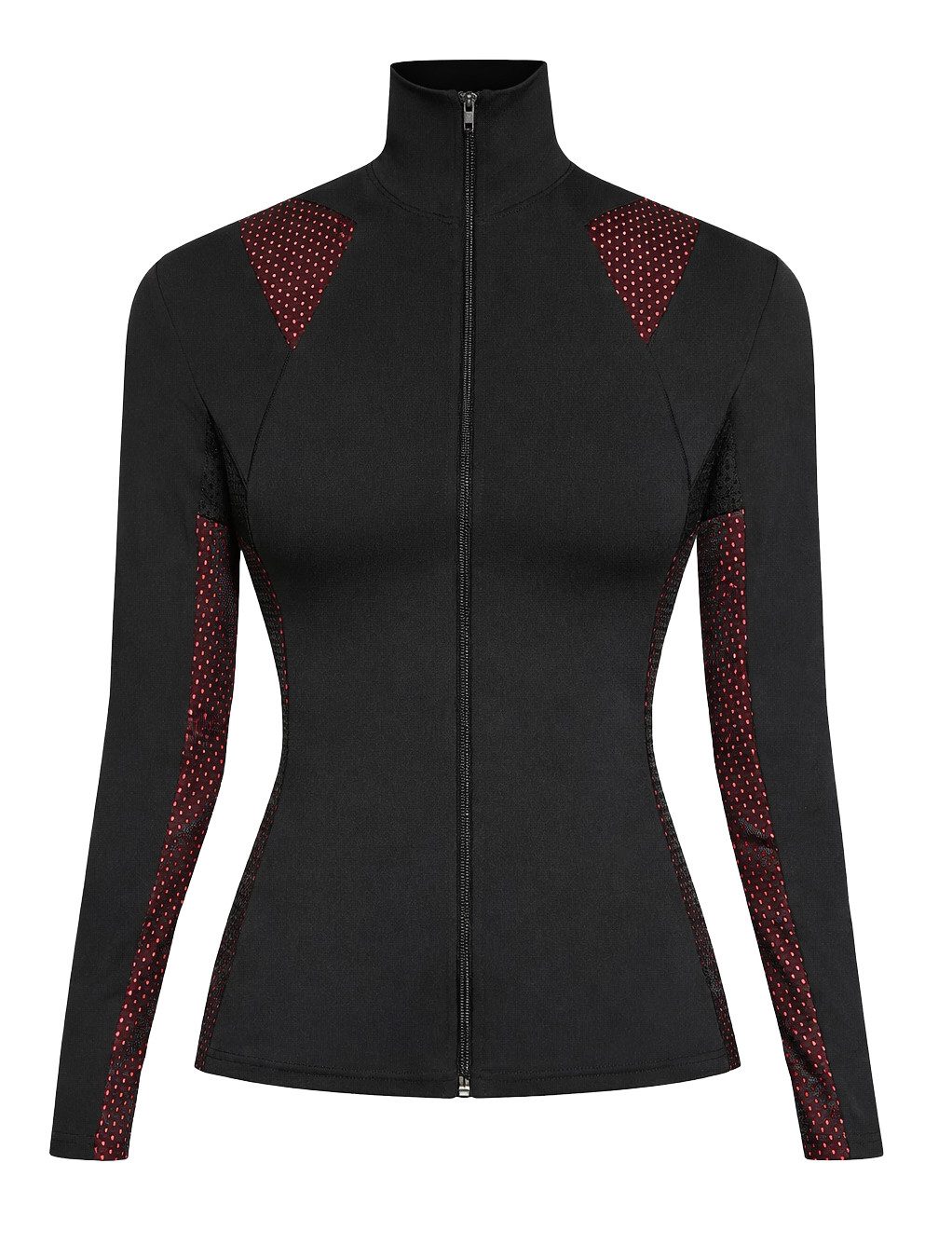 Bas Bleu Trainingsjacke Langarm Sportjacke, schmaler Stehkragen günstig online kaufen