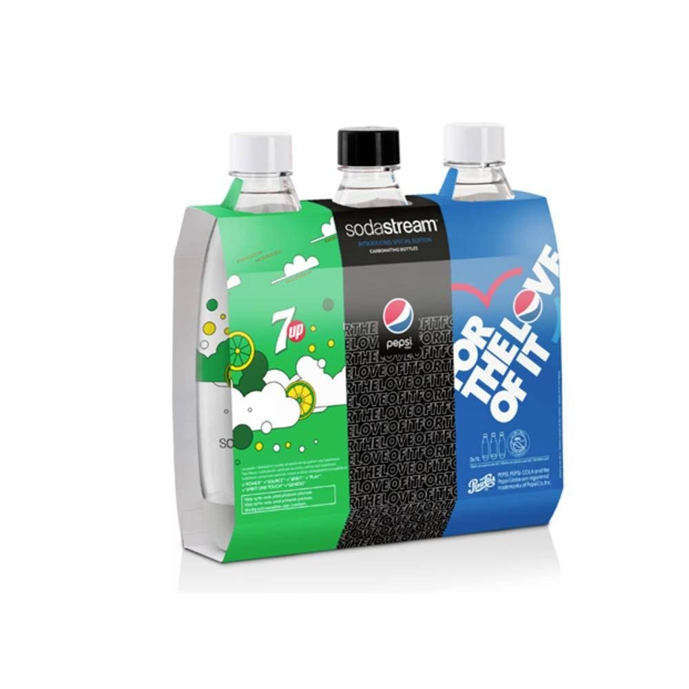 SodaStream Wassersprudler 1L Flaschen Kunststoff 3er | Wassersprudler-Geräte
