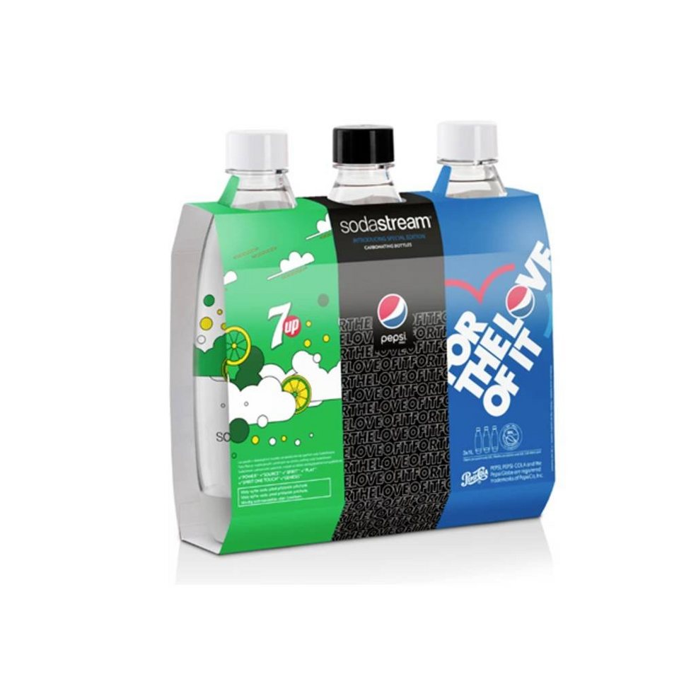 SodaStream Wassersprudler 1L Flaschen Kunststoff 3er