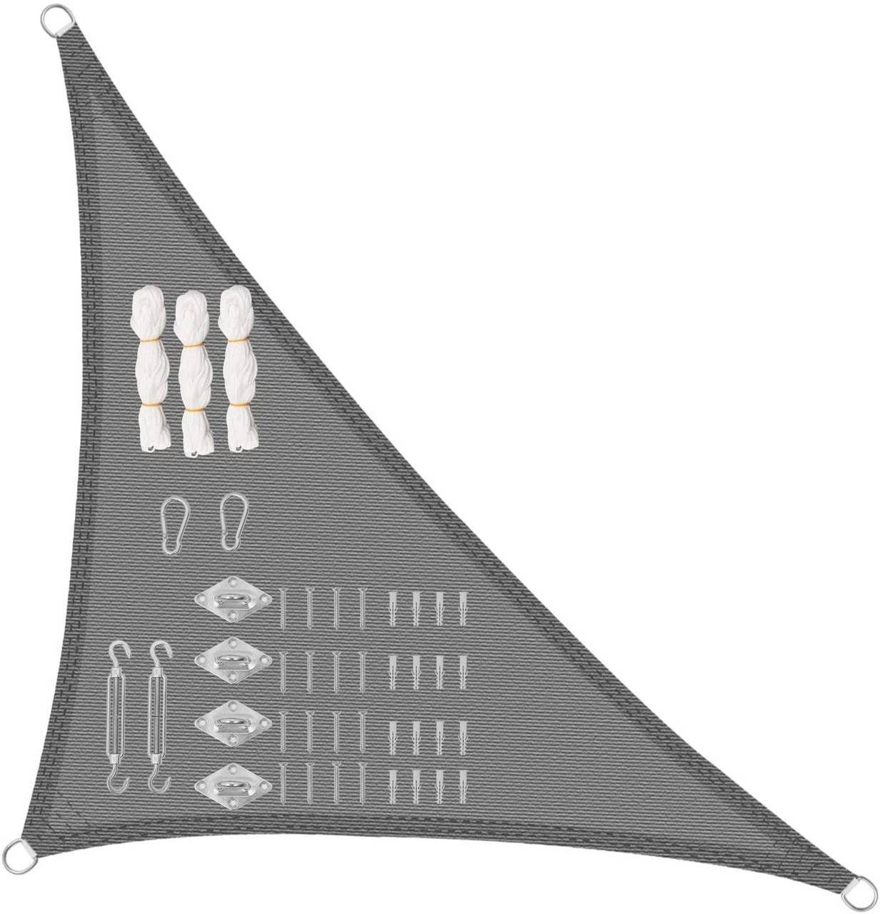 Woltu Sonnensegel, (1-tlg), aus HDPE Durchlässig UV Schutz quadratisch