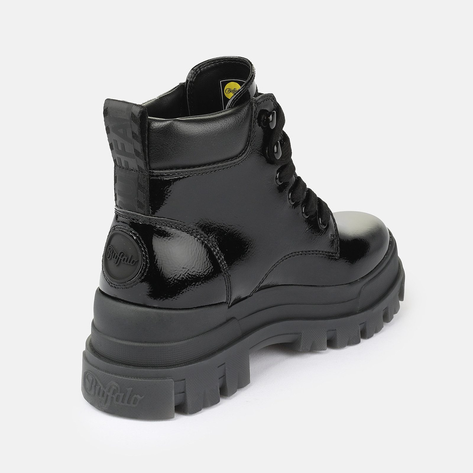 Buffalo 1622634 Aspha Lace Up Mid Black Stiefelette – Bild 5 von 5