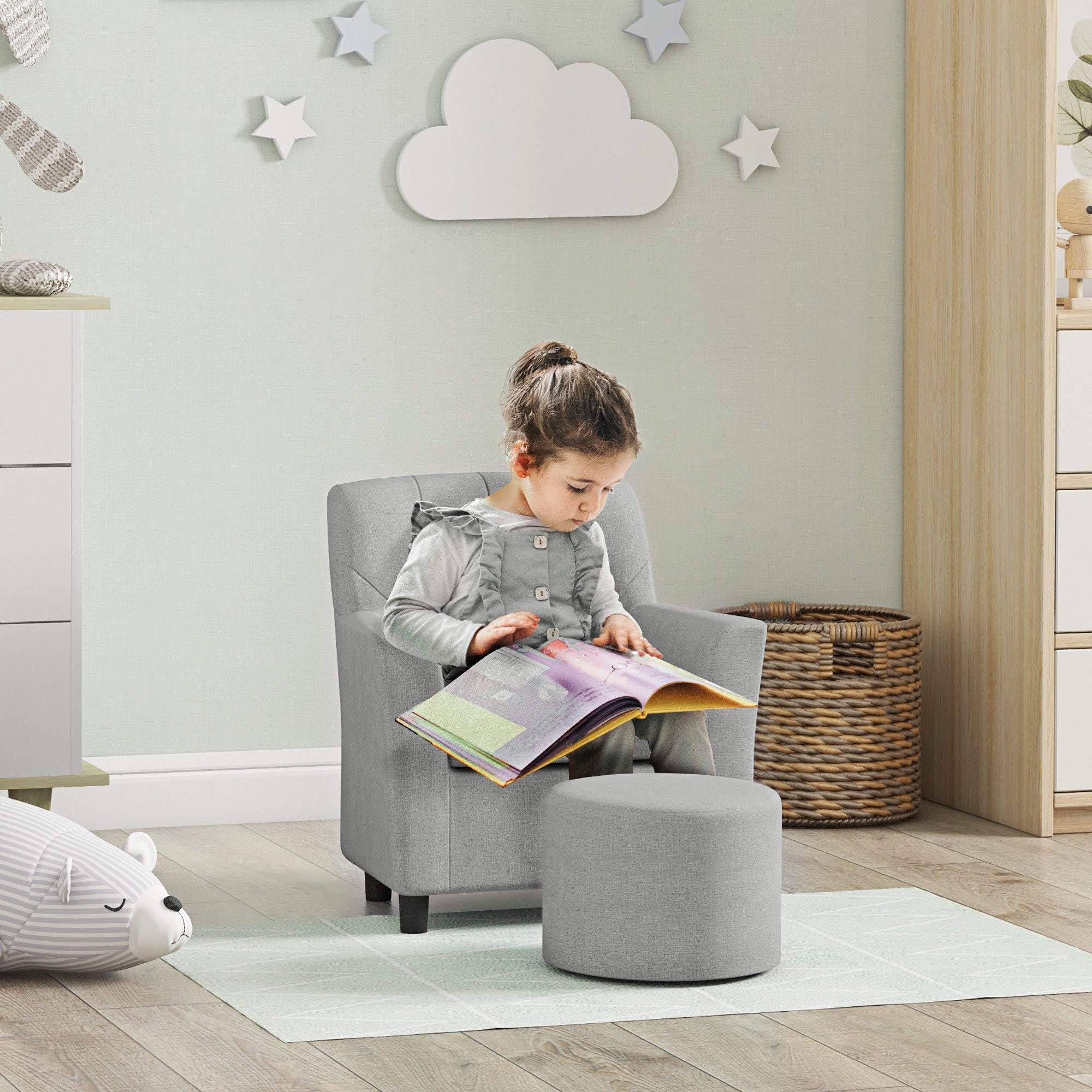 AIYAPLAY Sessel mit Fußhocker, ab 18 günstig online kaufen
