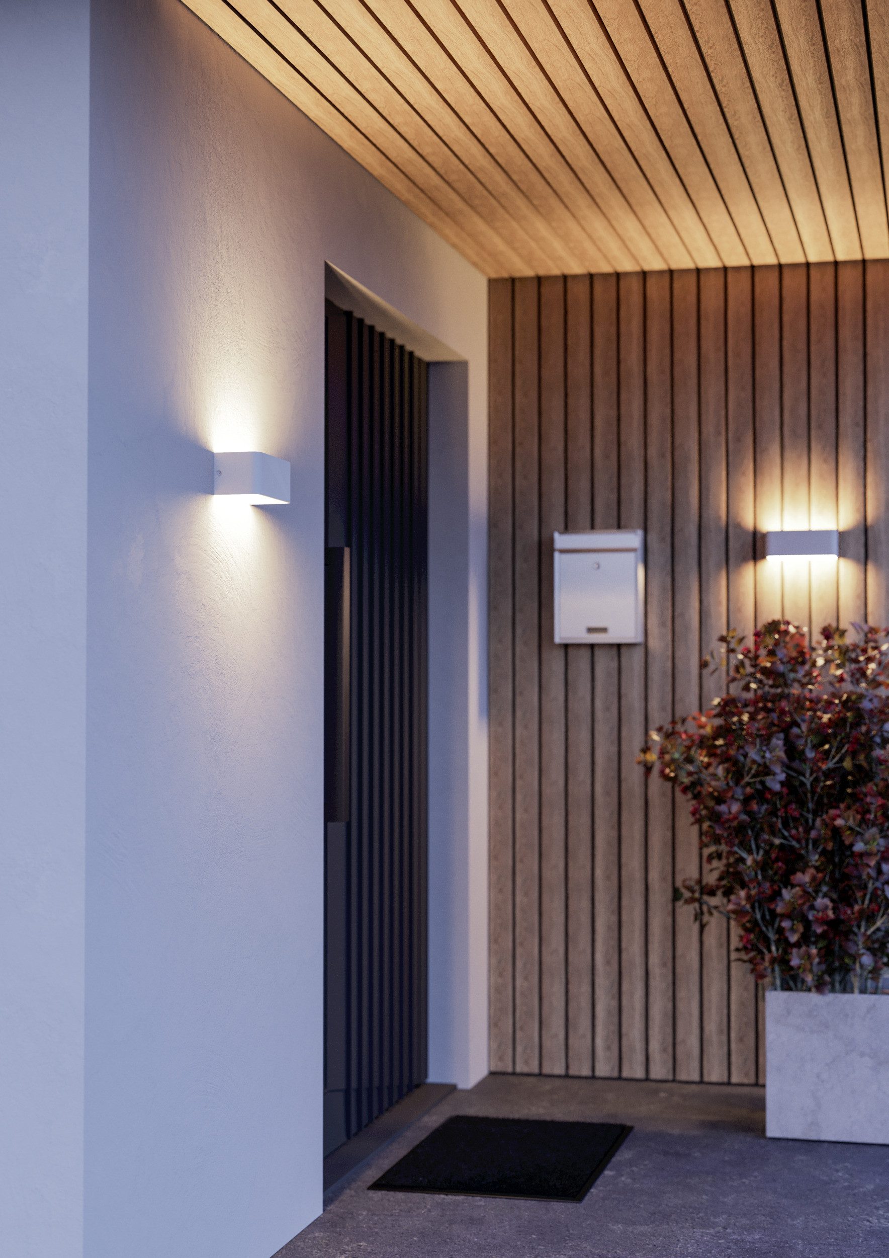EGLO Wandleuchte SANIA-Z Wandlampe - Alu, Stahl - LED - 1X10W - IP55, Bluetooth, CCT - über Fernbedienung, Dimmfunktion, Farbwechsel, Memoryfunktion, Nachtlichtfunktion, RGB, Weckerfunktion, dimmbar über Fernbedienung, mehrere Helligkeitsstufen, LED fest integriert, Neutralweiß, Kaltweiß, Warmweiß, RGB, Außenbeleuchtung, Außenwandleuchte, Terrasse, L20 x H8 x AL9 cm