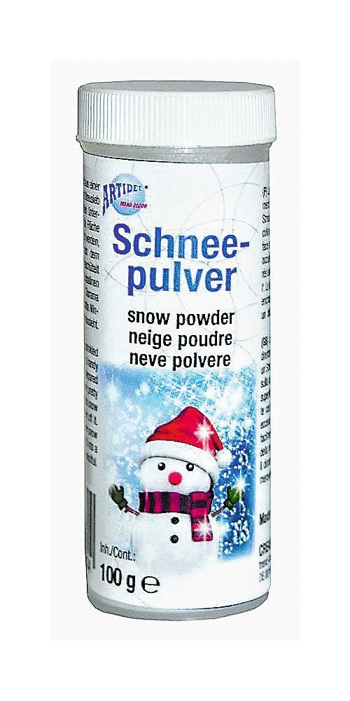 Streudeko Schneepulver