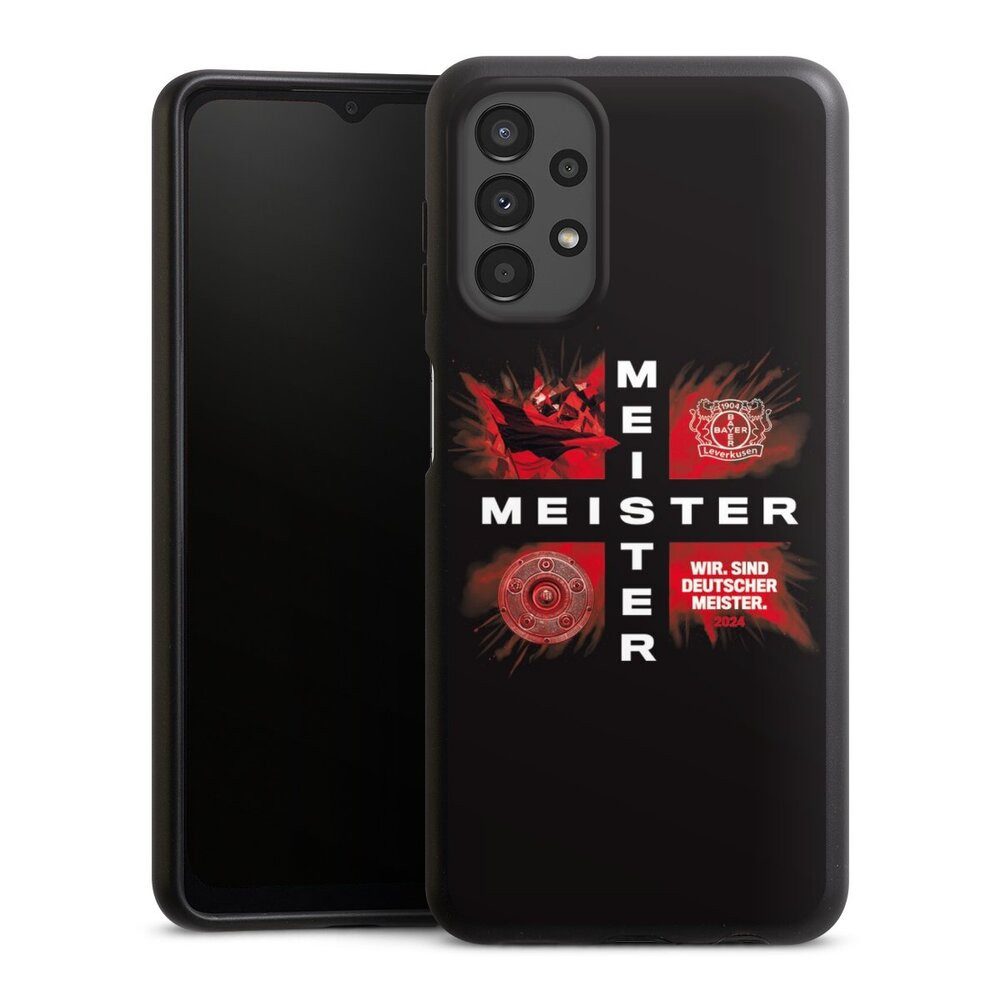 DeinDesign Handyhülle Bayer 04 Leverkusen Meister Offizielles Lizenzprodukt, Samsung Galaxy A13 5G Organic Case Bio Hülle Nachhaltige Handyhülle