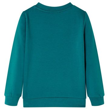 vidaXL Sweatshirt Kinder-Sweatshirt Dunkelgrün 128