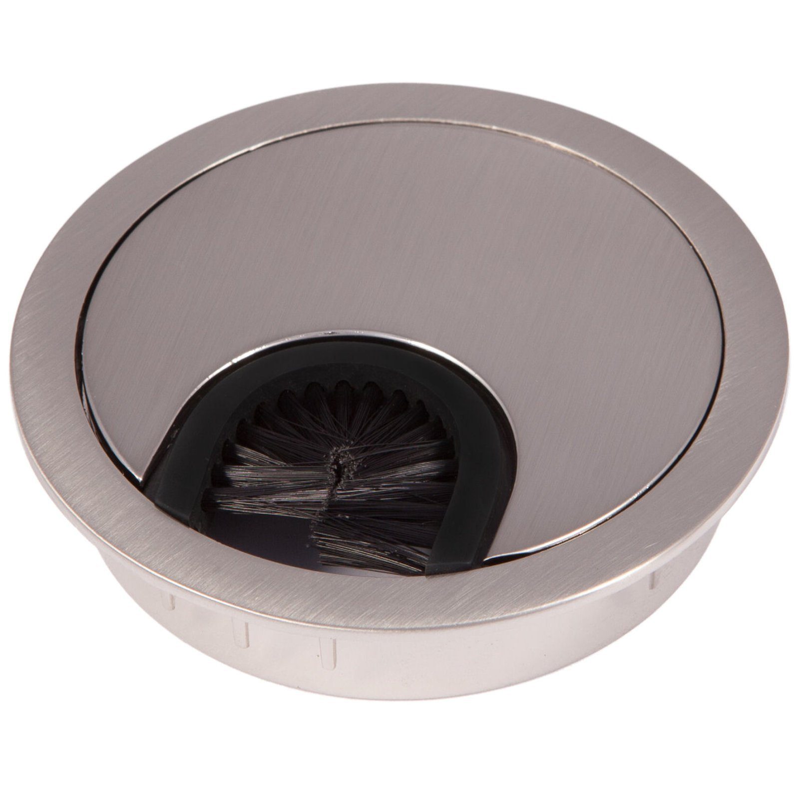 Kabelkanal Kabeldurchlass Kabeldurchführung Metall Bürstendichtung 68mm