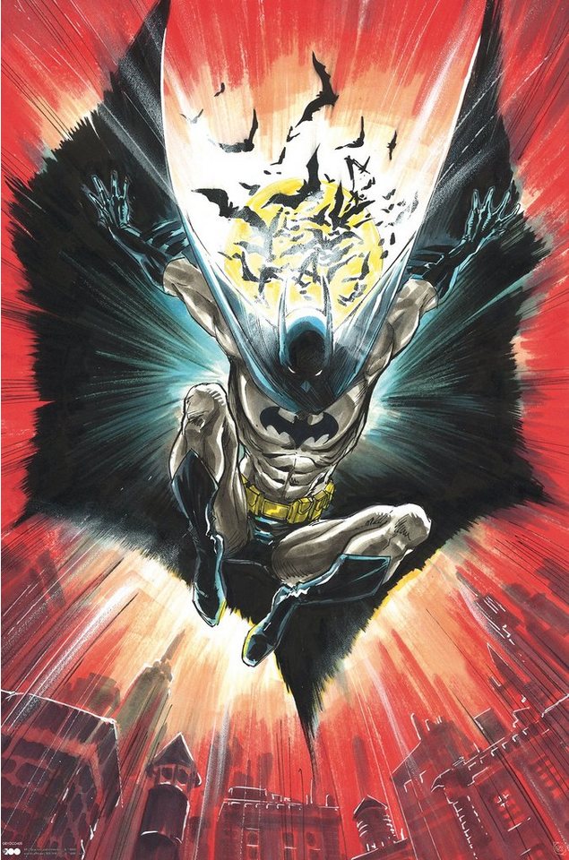 91,5 100th Comics Poster 61 Warner eye cm Batman Poster Batman, GB DC x