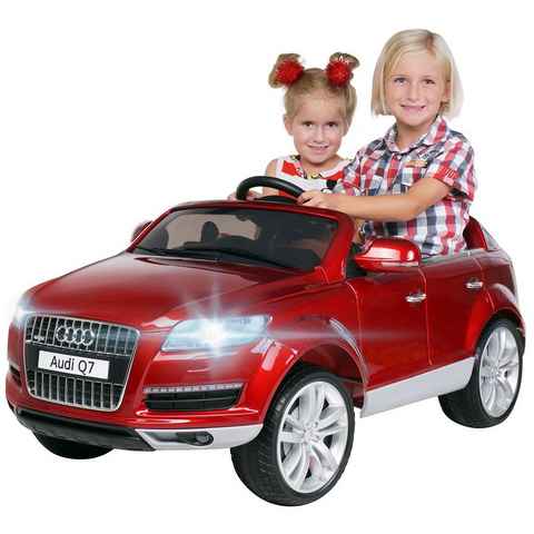 Actionbikes Motors Elektro-Kinderauto Kinder Fahrzeug Elektro Auto Audi Q7 4L, Belastbarkeit 35 kg, (2-tlg), 2 x 12 Volt Motoren - Kinder Elektroauto Sicherheitsgurt Fernbedienung