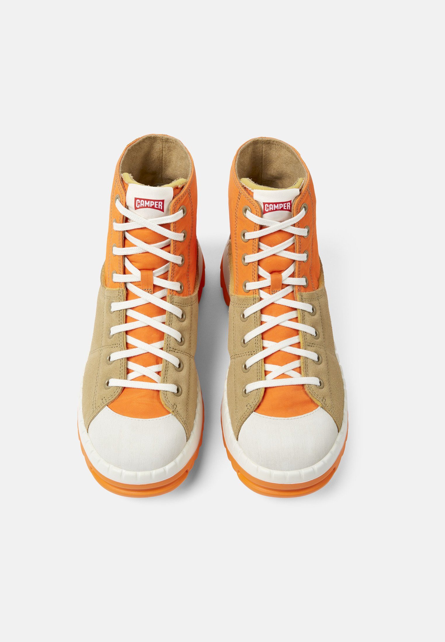 Camper TEIX Orange Sneaker / Beige