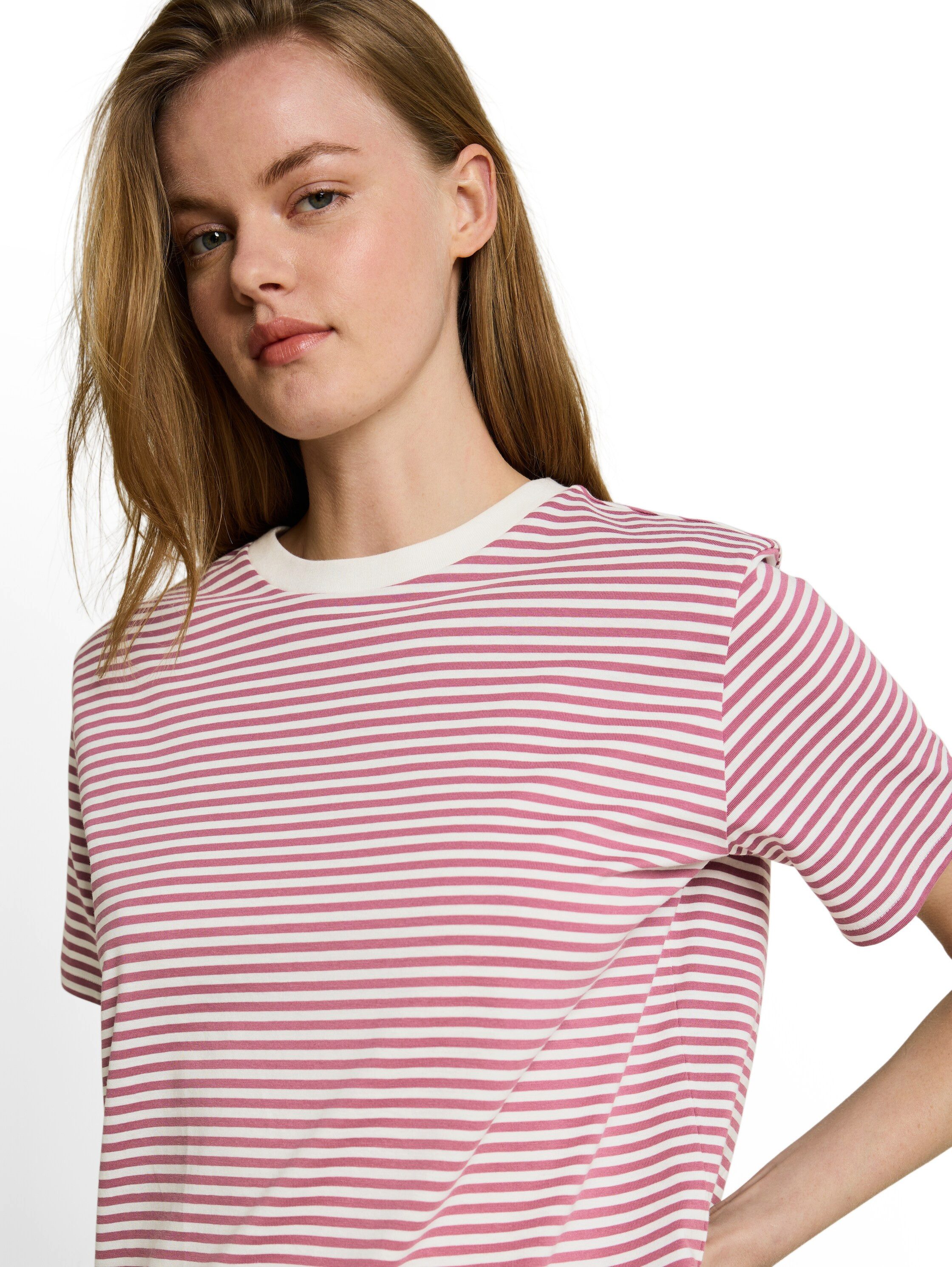TOM TAILOR Denim T-Shirt mit Streifen Muster
