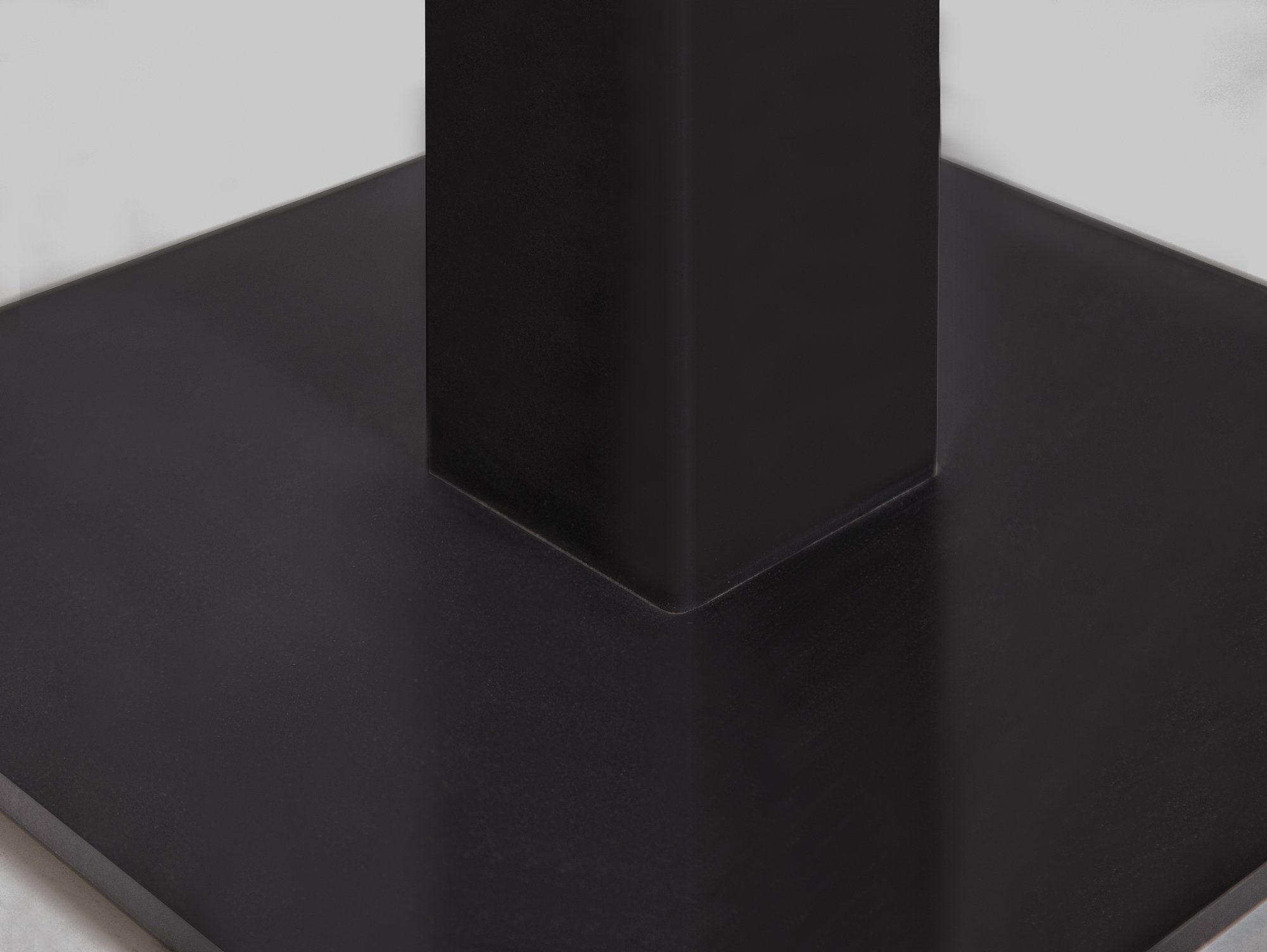 Material für Moebel-Eins Stahl, Bistrotisch, Tischgestell Tischgestell, GASTRO schwarz