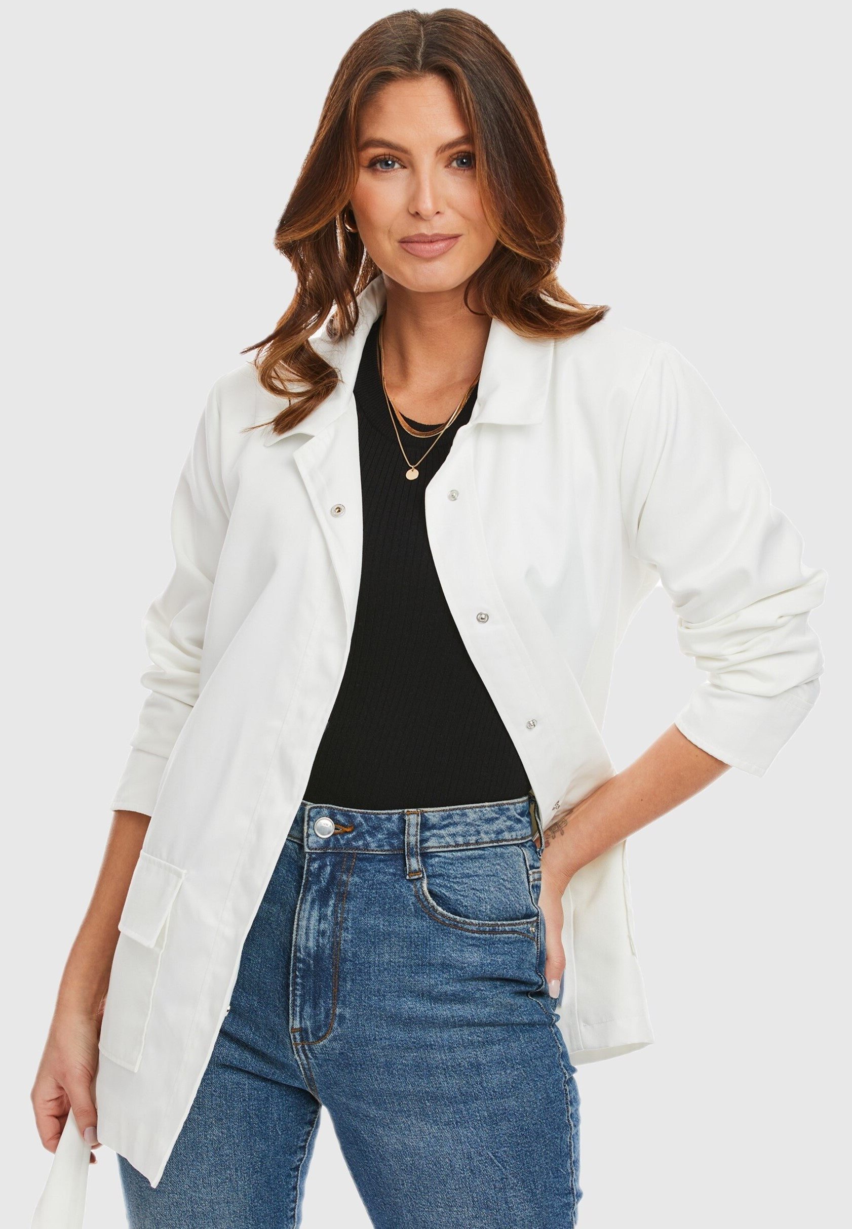 Threadbare Outdoorjacke THBParis (1-St) mit Kragen günstig online kaufen