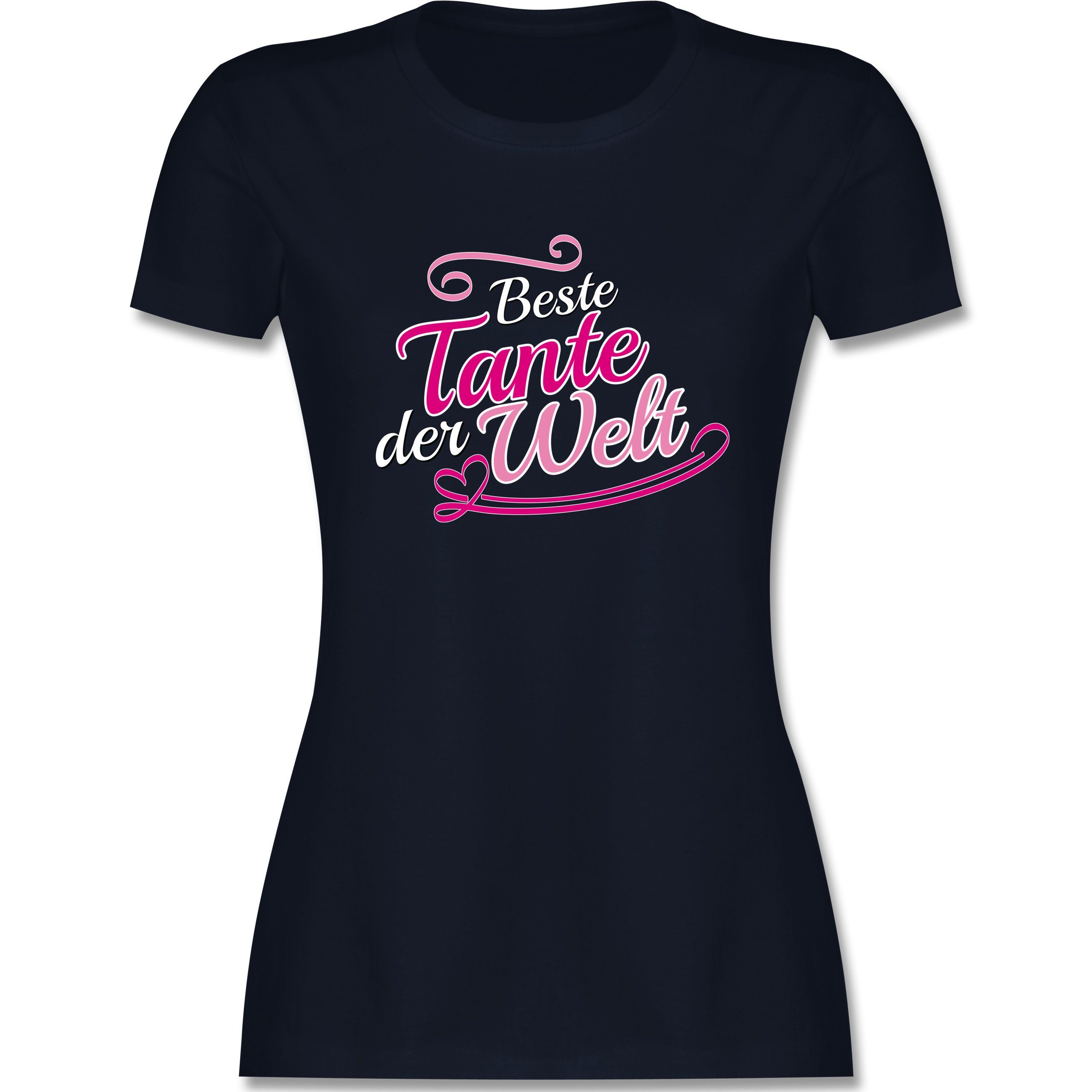 Shirtracer T Shirt »Beste Tante der Welt Damen Premium T Shirtracer Schwester & Tante Beste Schwester der Welt