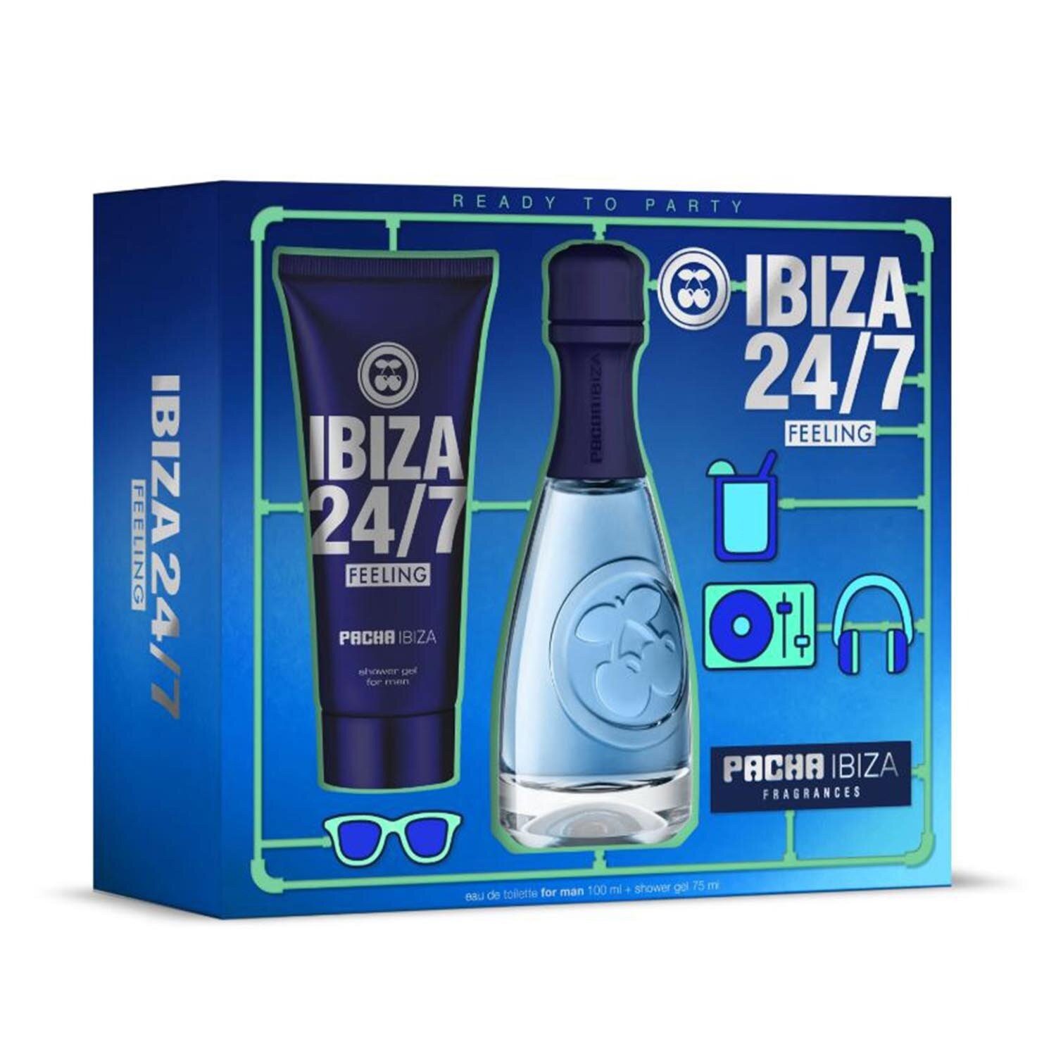 Pacha Duft-Set Est Pacha Feeling 24-7 Him 80 Gel 75