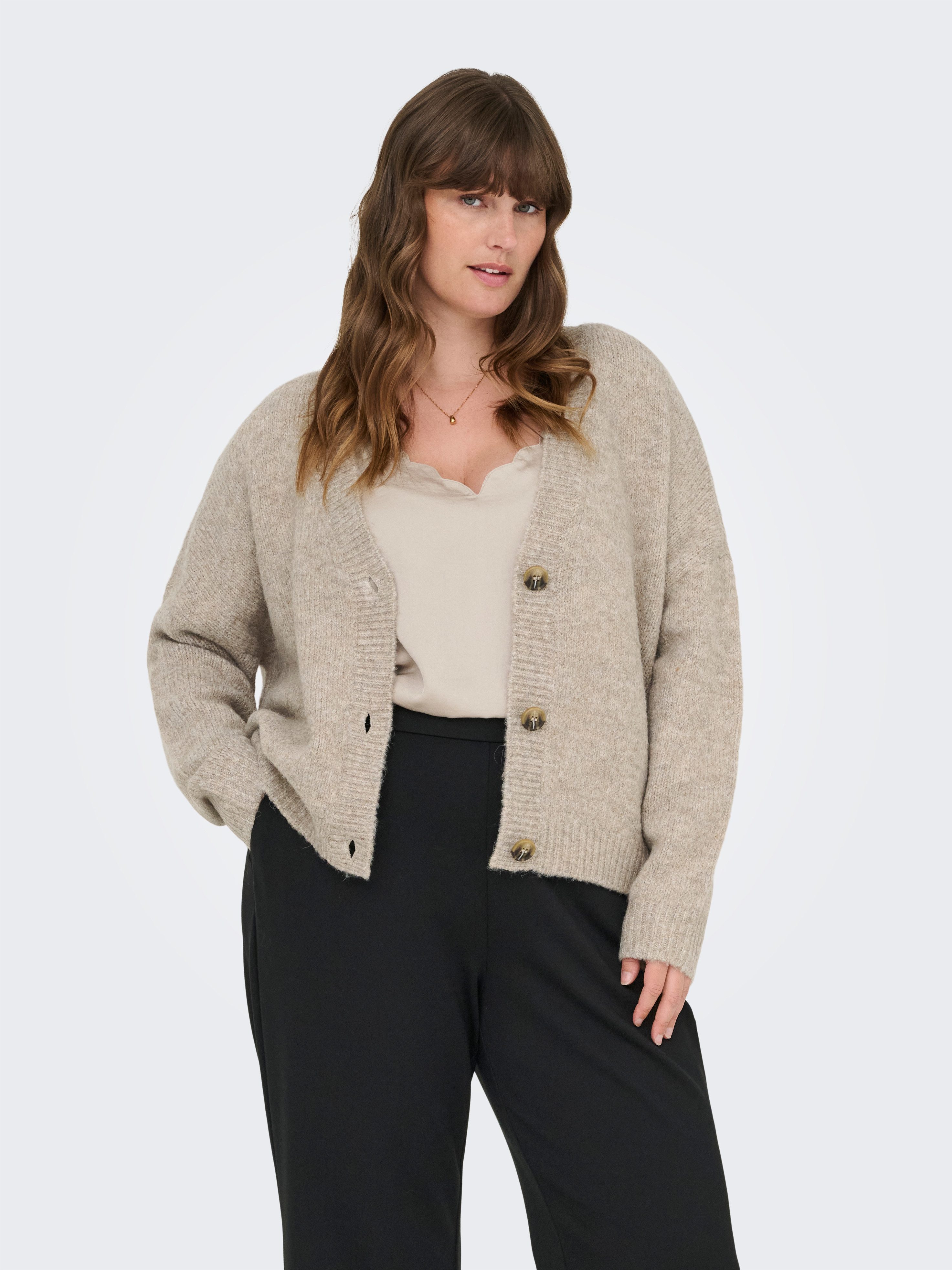 ONLY CARMAKOMA Strickjacke CARZOEY L/S CARDIGAN günstig online kaufen