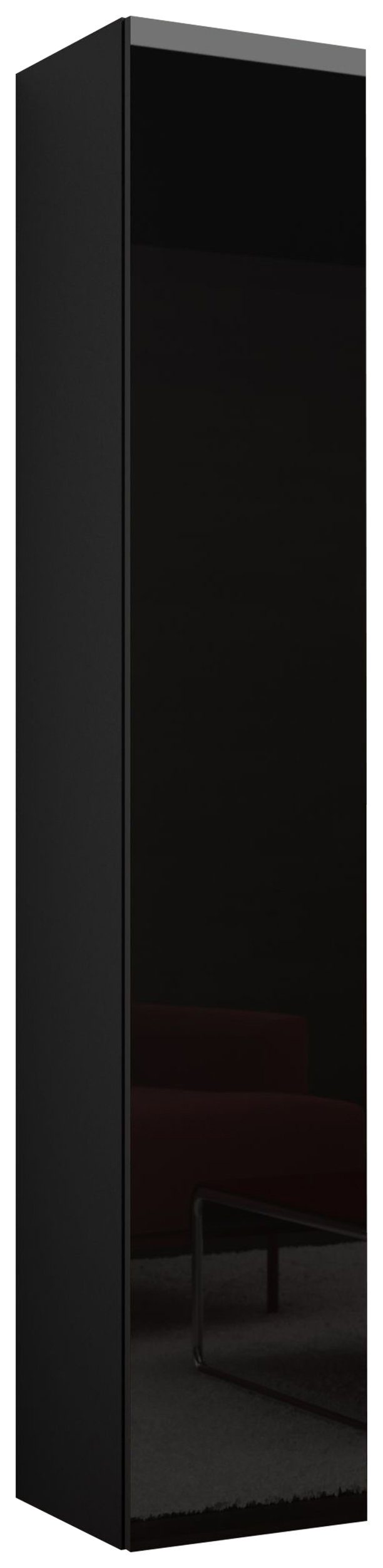 99rooms Stauraumschrank Vago Full 180 cm (Wandschrank, Wandregal) viel Stauraum, mit Push-to-Open, Hochglanzfront, Modern Design