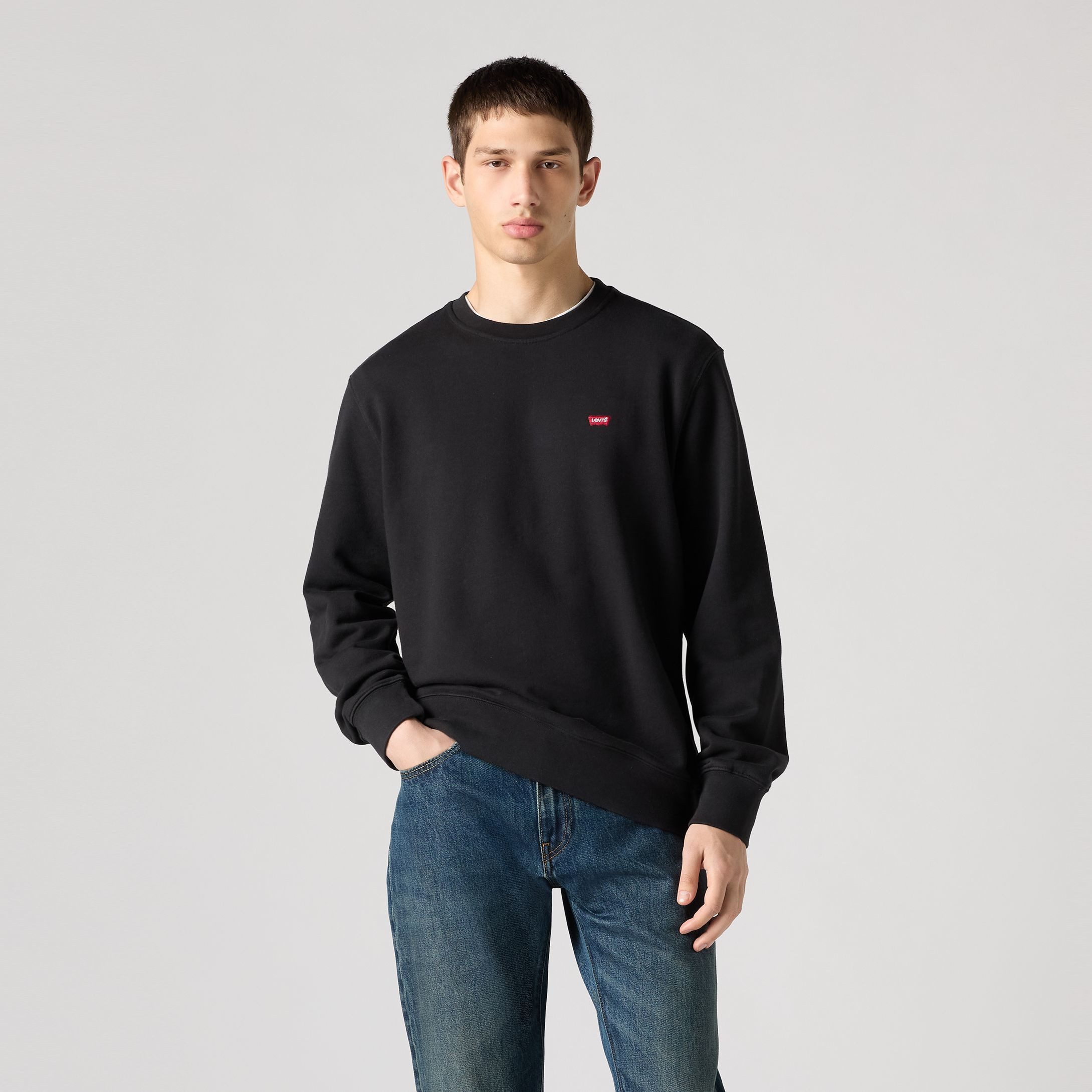 Levi's® Sweatshirt SWEATSHIRT NEW ORIGINAL CREW Innen weich angeraut