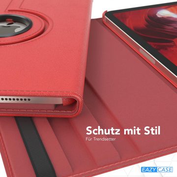 EAZY CASE Tablet-Hülle Rotation Case für Apple iPad Mini 6. Gen. (2021) 8,3 Zoll, Tabletcase Flipcover Smart kratzfest Hülle aufstellbar drehend Rot