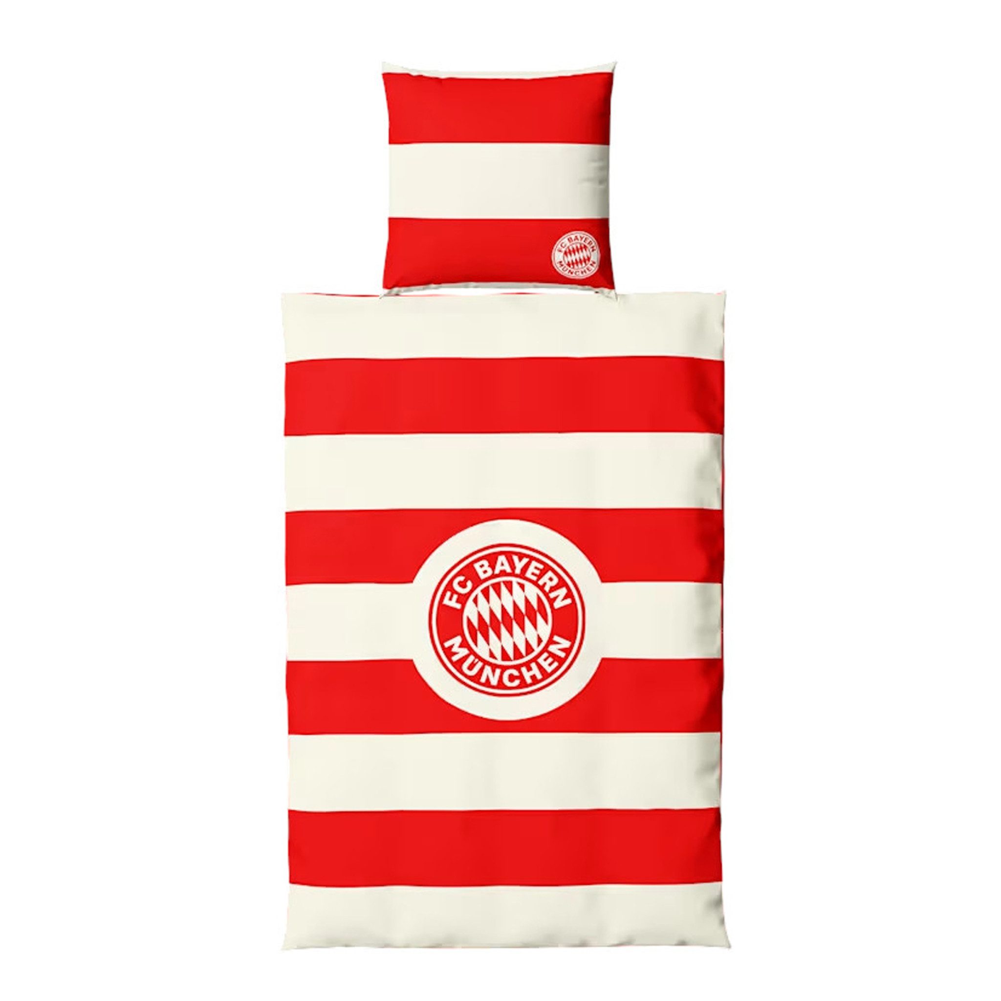 FC Bayern München Wendebettwäsche 100% Baumwolle 135 x 200 cm günstig online kaufen