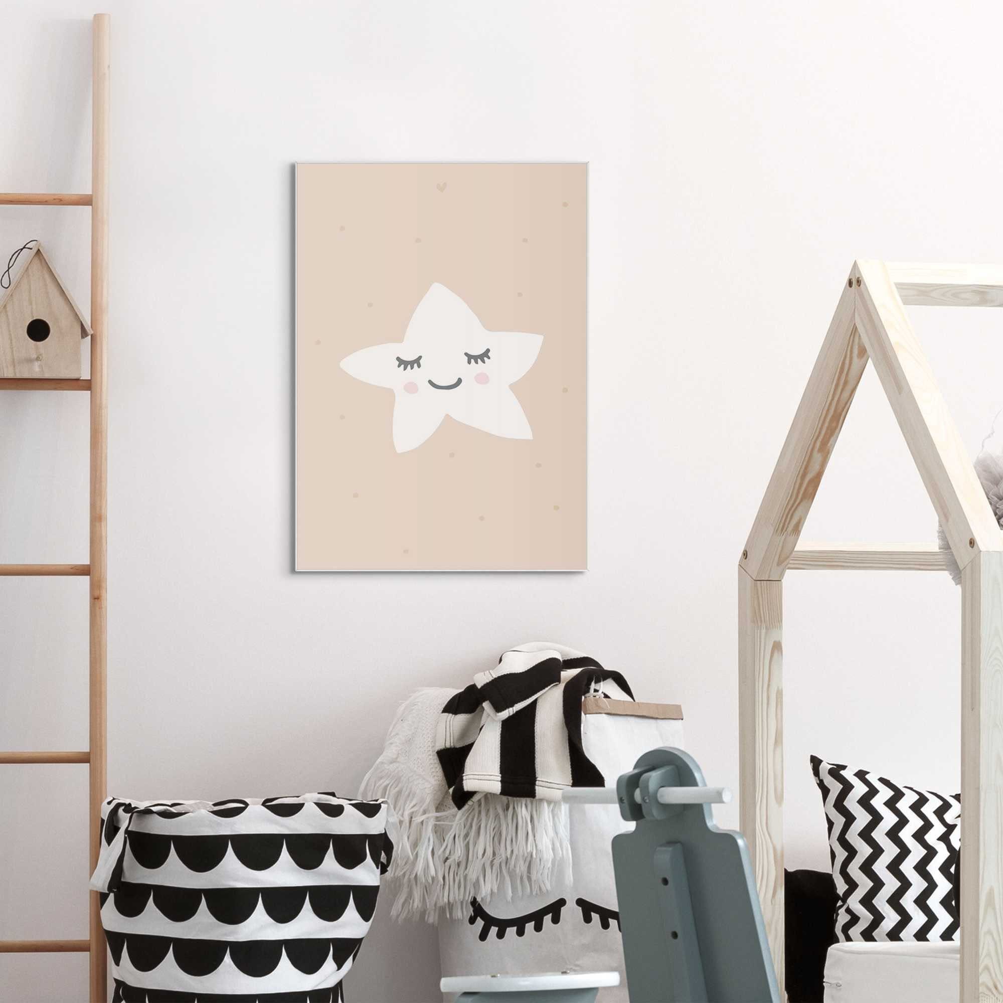 Wandbild Sleeping Star Reinders! Slim White Frame 50x70