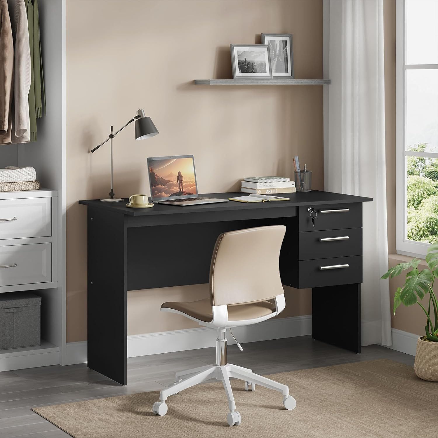Woltu Schreibtisch, Computertisch 120x60cm Bürotisch PC Tisch, Kinder Arbei günstig online kaufen