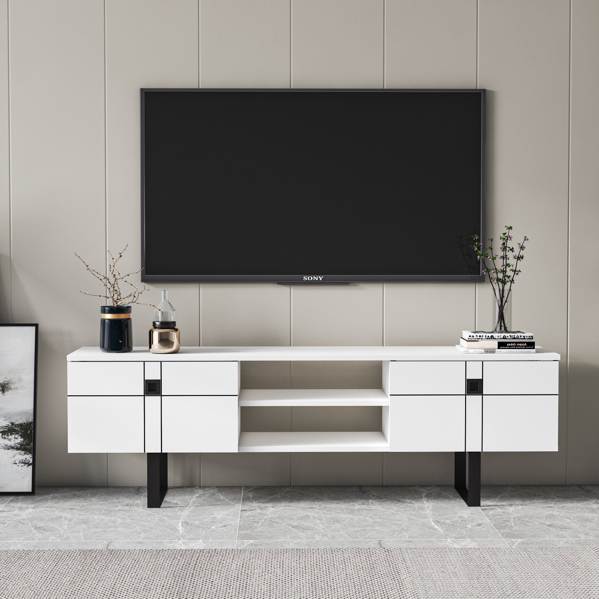 DEMA Home TV-Schrank Lowboard Zeus, Breite günstig online kaufen