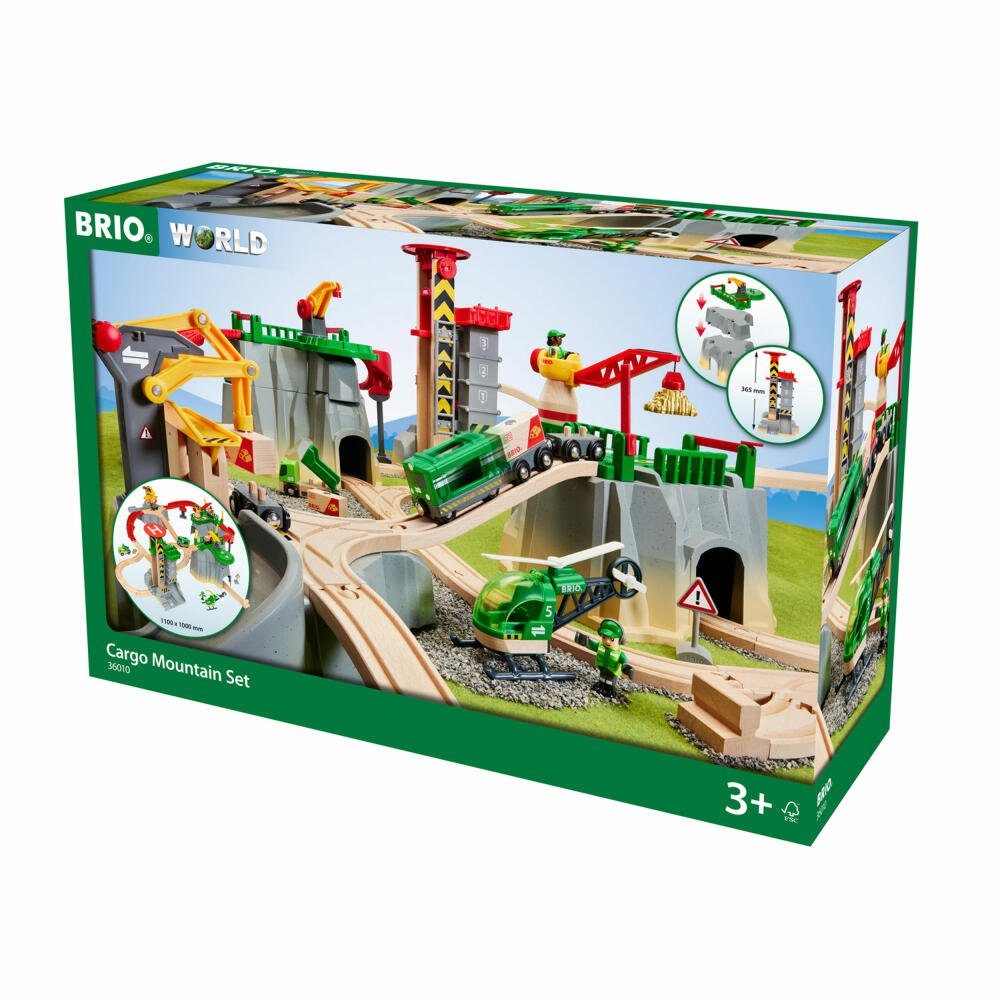 BRIO® Spielzeugeisenbahn-Erweiterung Gebirgs-Frachten Set Deluxe