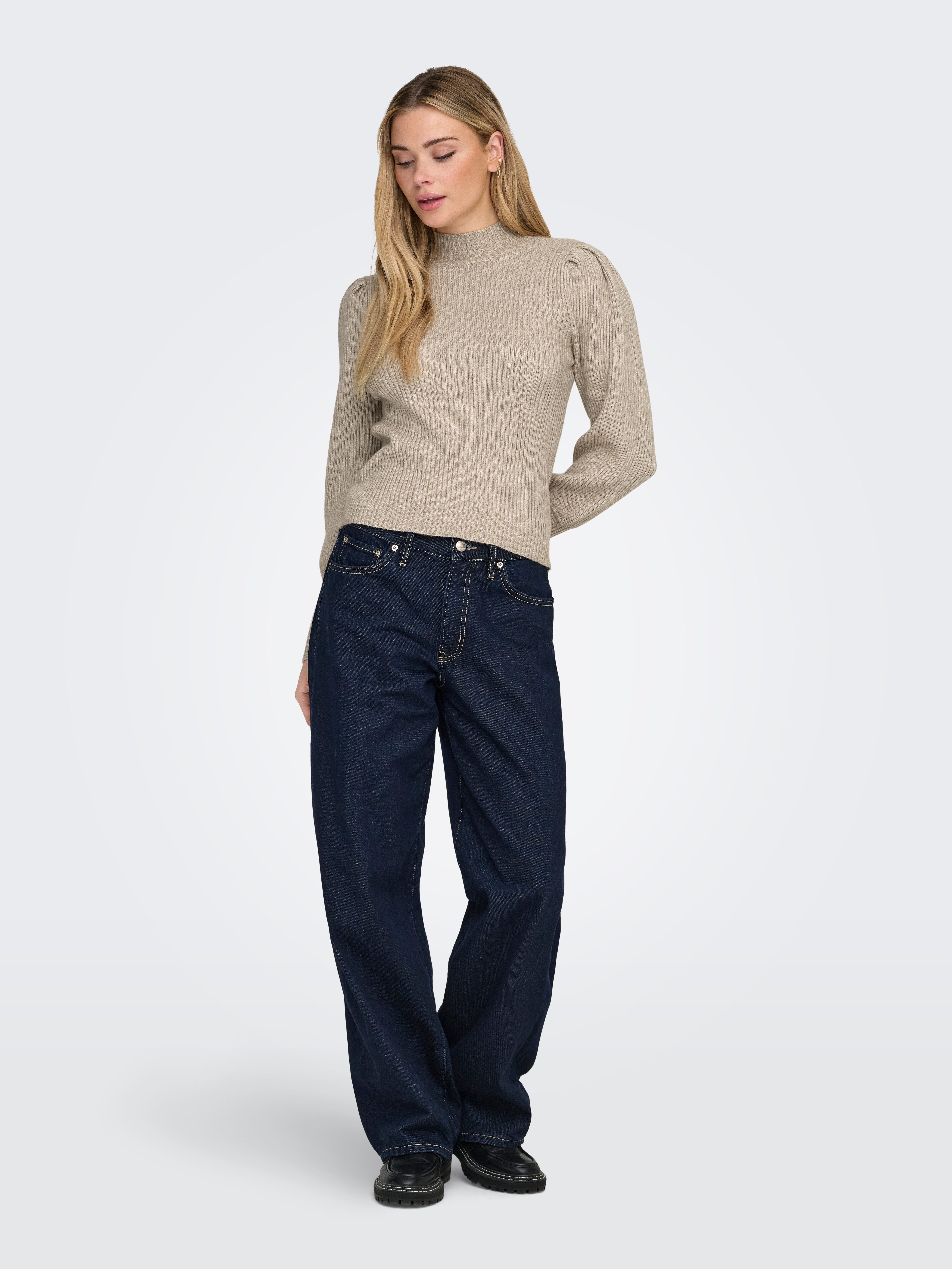ONLY Strickpullover ONLKATIA L/S HIGHNECK PULLOVER KNT NOOS Viskosemischung