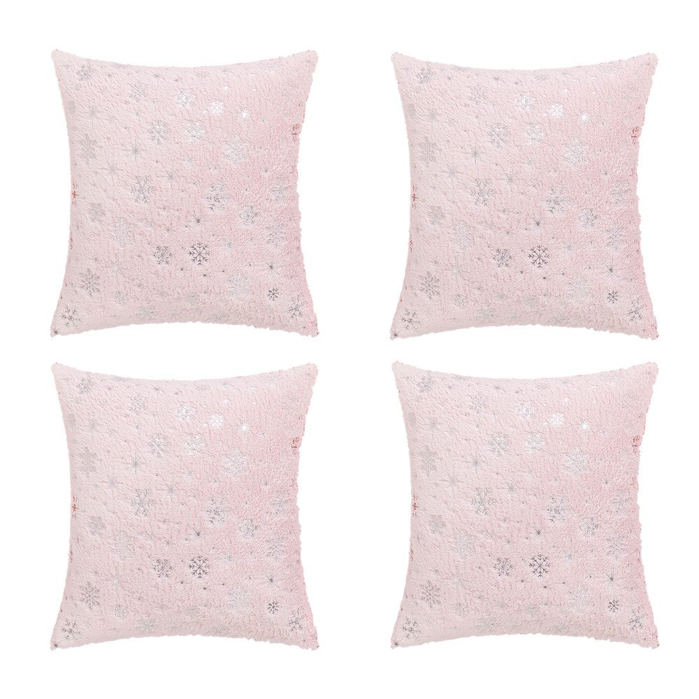 Qelus Kissenbezüge 45x45cm Kissenbezug Flauschige Weihnachten günstig online kaufen