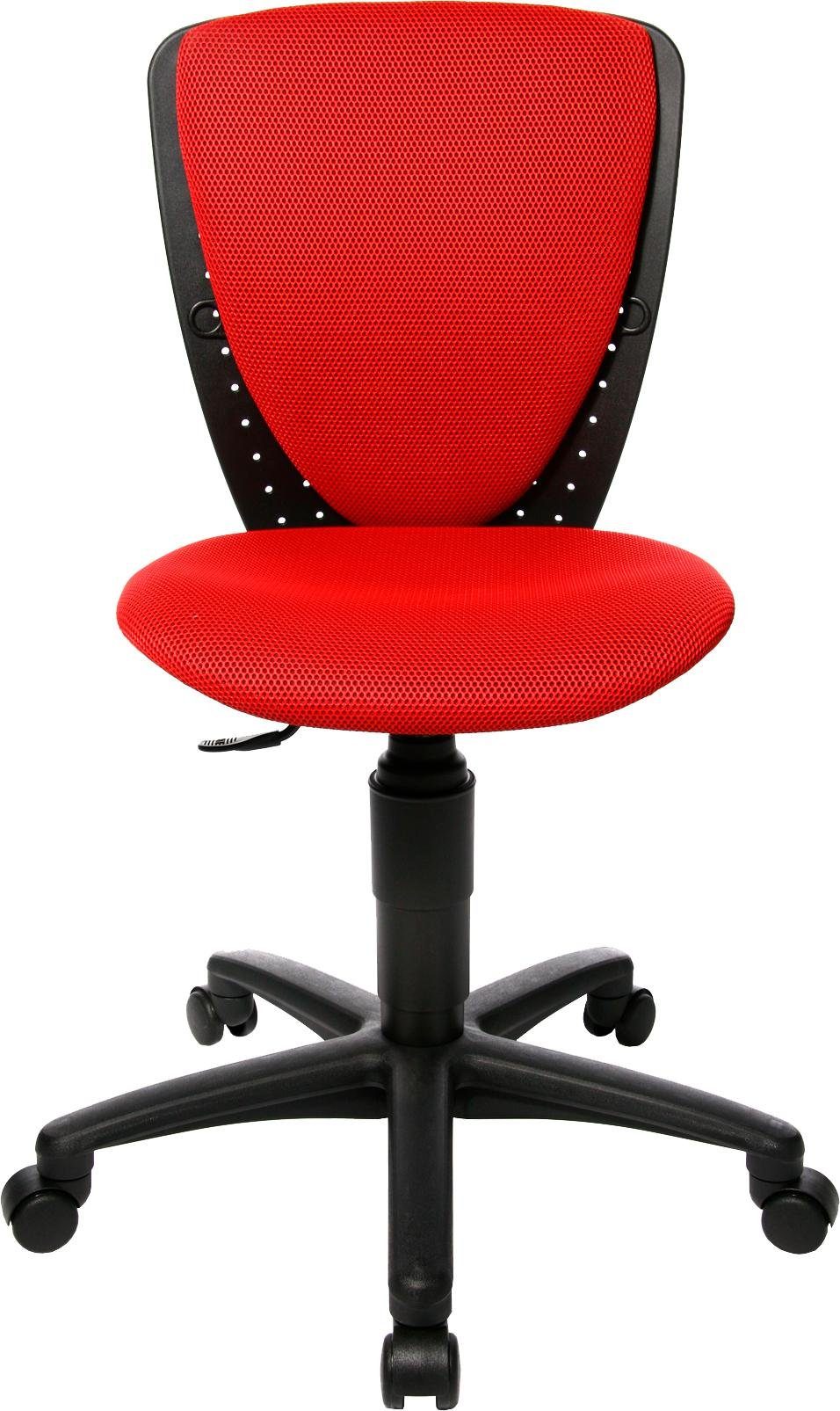 High S'cool Bürostuhl rot-schwarz TOPSTAR
