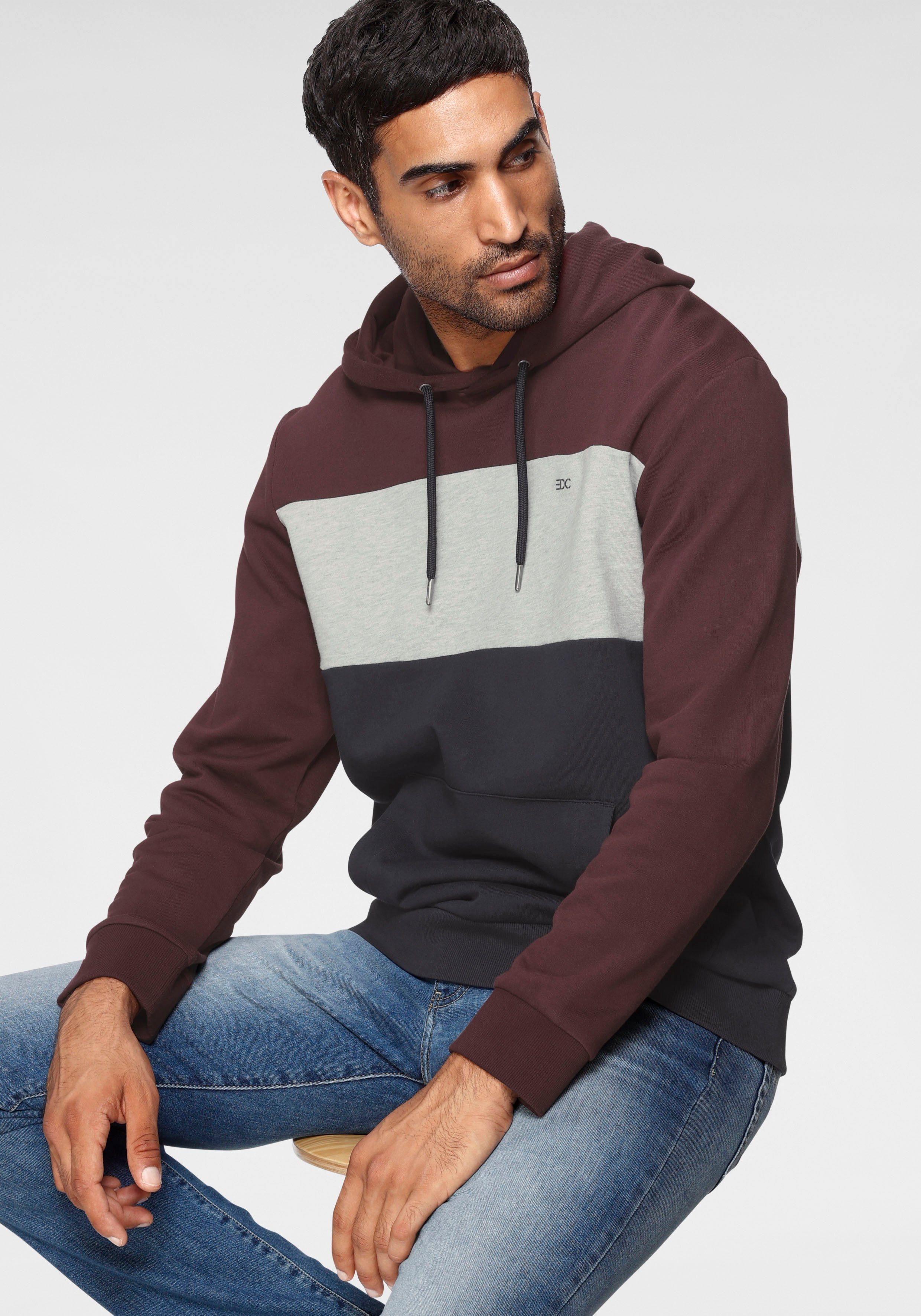 Black Friday » edc by Esprit Kapuzensweatshirt mit ...