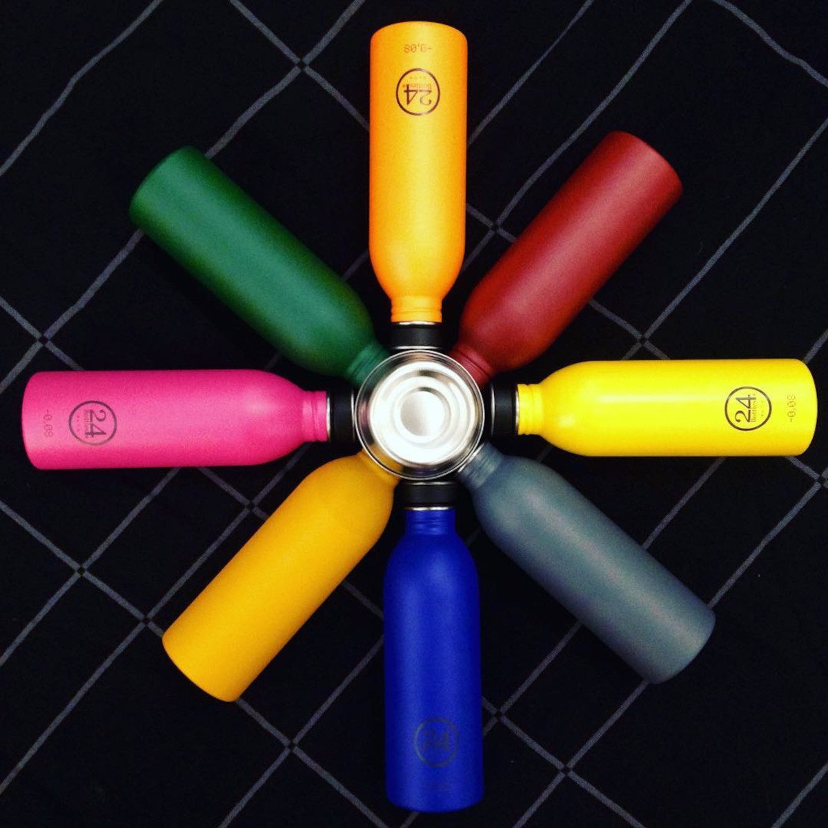 24 Bottles Trinkflasche Urban Bottle Stone Passion Pink 1l