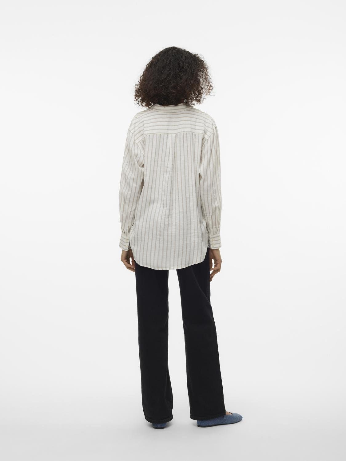 Vero Moda Blusenshirt Basic Rundhals VMLINN günstig online kaufen