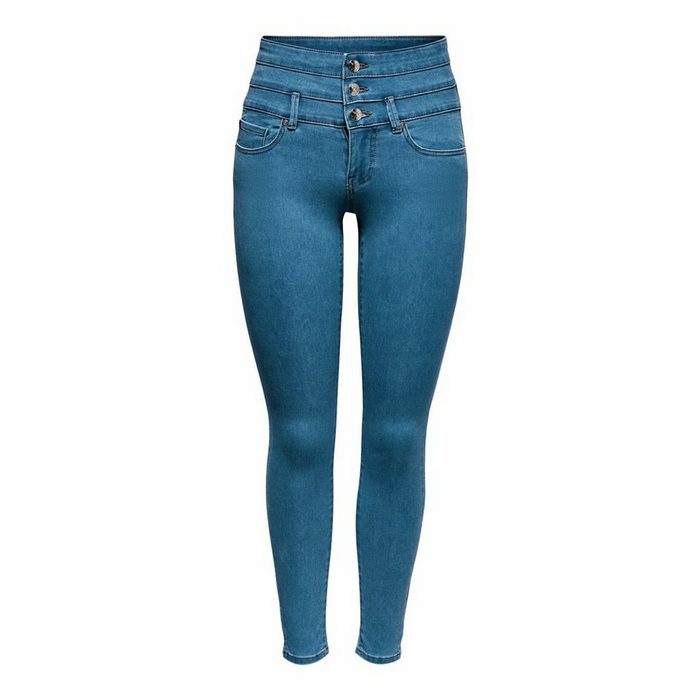 ONLY Petite High-waist-Jeans Royal (1-tlg)