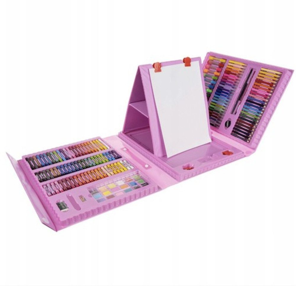 MAALEO Malpalette Malset 208-teilig Malkoffer, XXL Malerei Set im Koffer